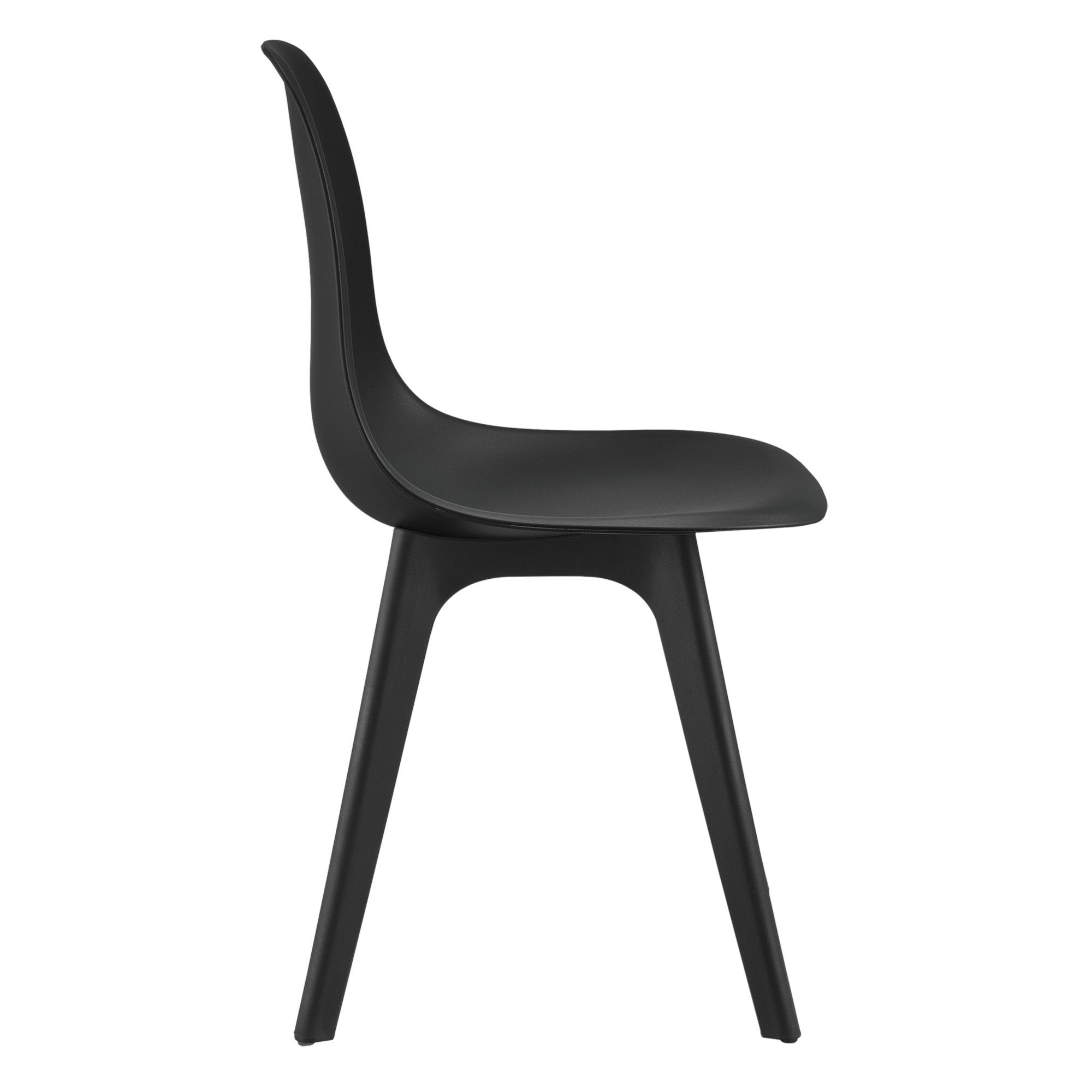 »Eureka« 2er Stühle | Set en.casa schwarz Esszimmerstuhl, schwarz