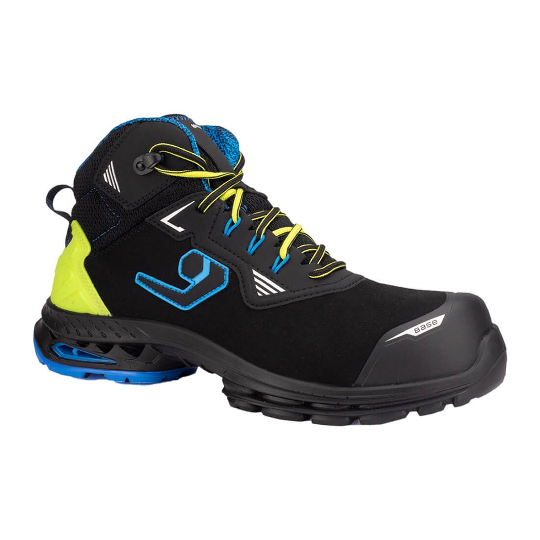 B1712A - S3S ESD SC LG FO SR A schwarz/blau Sicherheitsschuh