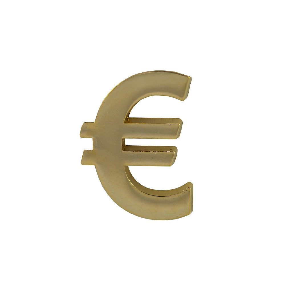 hegibaer Anstecknadel Euro Europa Eurozone Geld EZB € Metall Button Pin Anstecker 0243 (1-tlg), Edel und Exklusiv