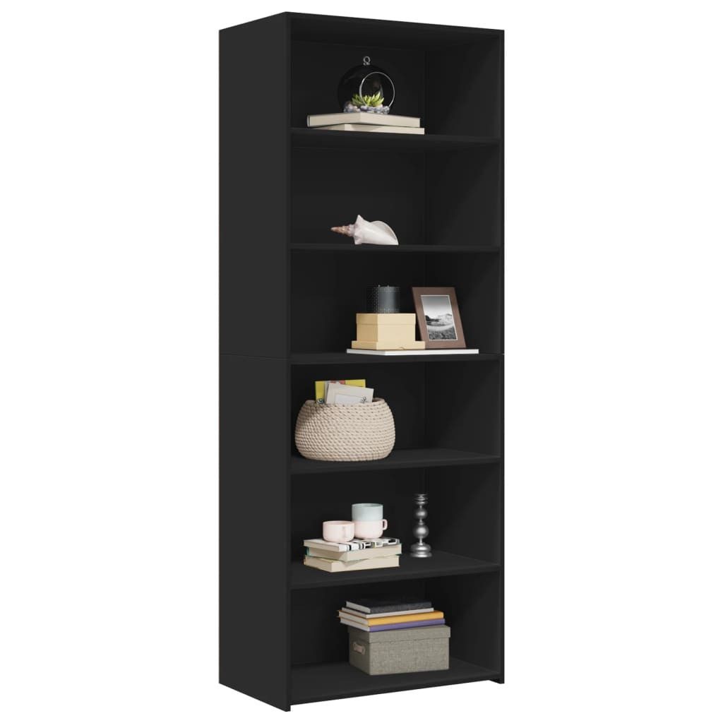 vidaXL Highboard Highboard Schwarz 70x41x185 cm günstig online kaufen