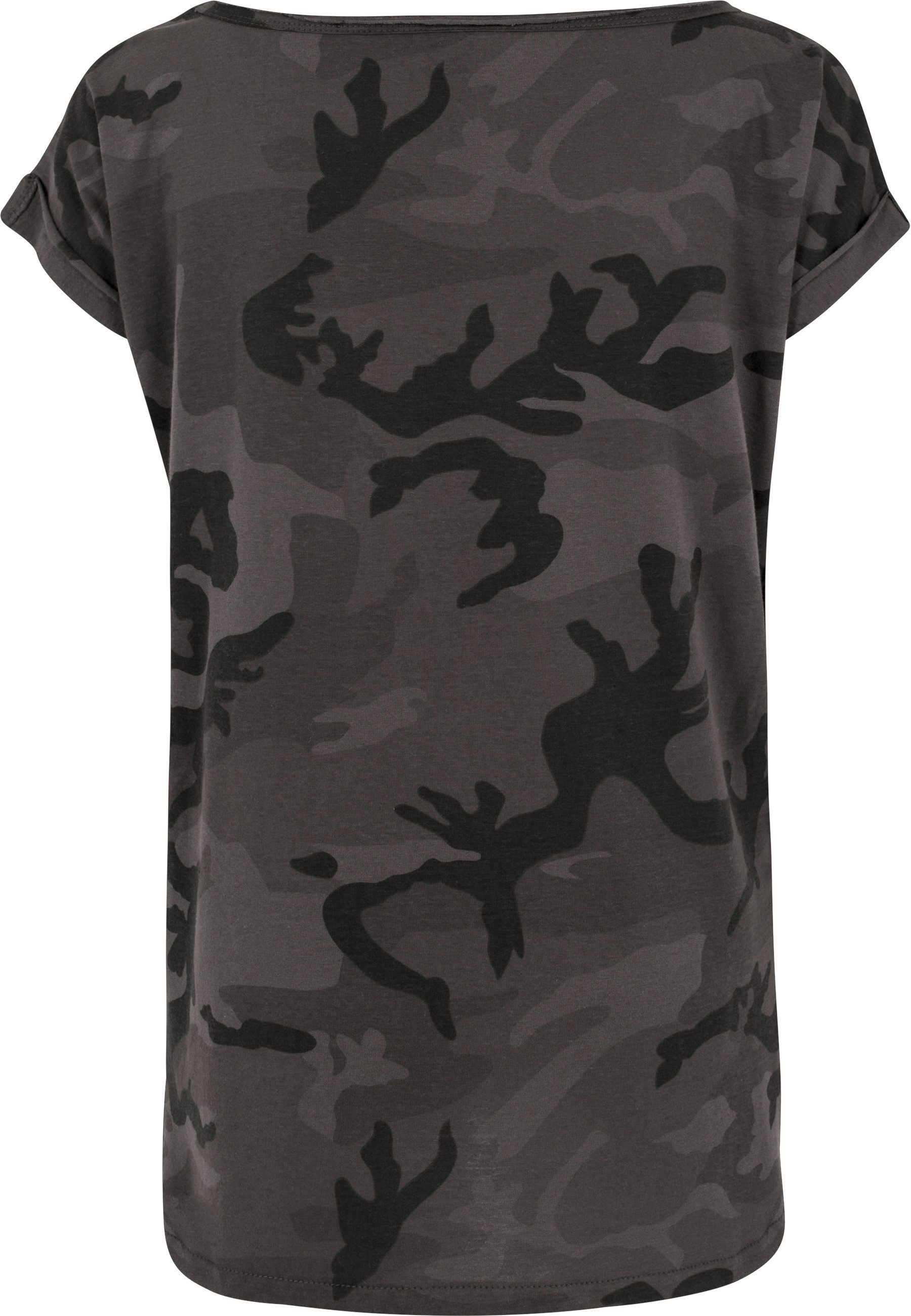 URBAN CLASSICS T-Shirt Urban Classics Damen Ladies Camo Back Shaped Tee (1-tlg)