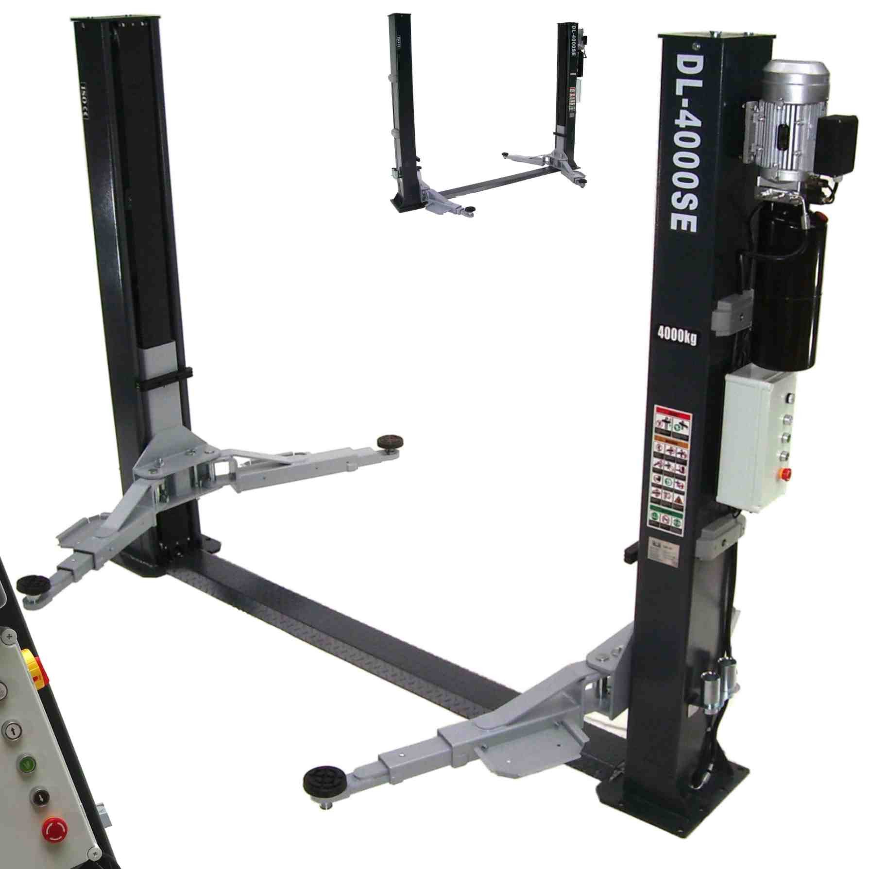 Apex Wagenheber Säulen Hebebühne 4000kg 2-Säulenhebebühne Autohebebühne 4t 06308, 1-tlg.