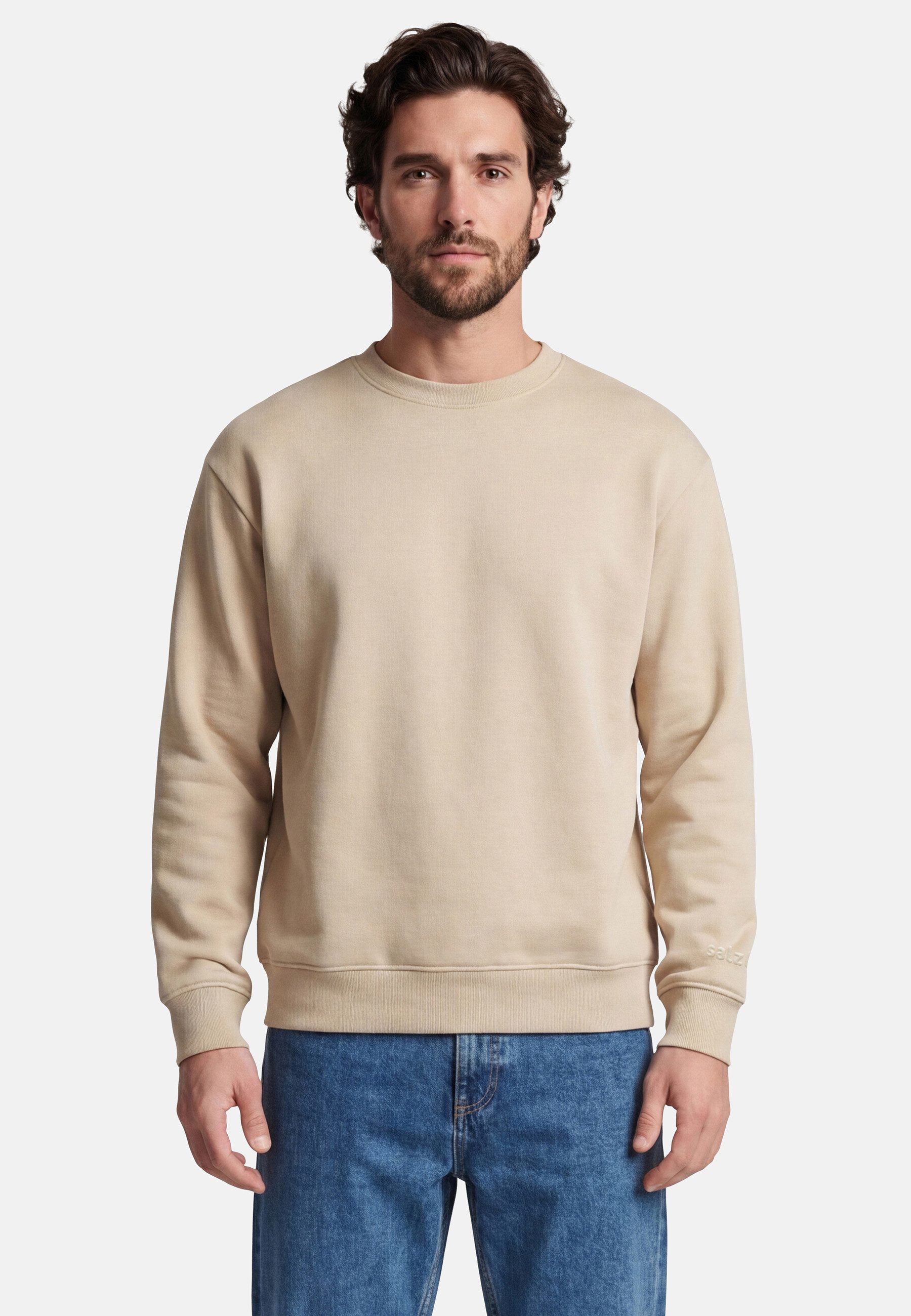 salzhaut Sweatshirt FLOOT Herren normale Passform salzhaut Pullover – bequemer Fit und nordisch klares Design