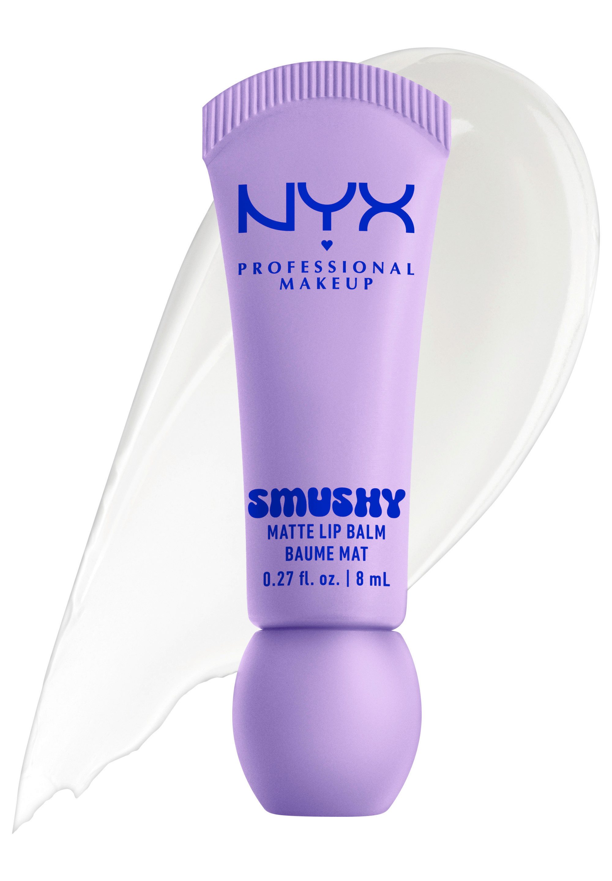 NYX PROFESSIONAL MAKEUP Lippenbalsam SMUSHY MATTE LIP BALM, jeder der Farbtöne hat einen einzigartigen, süßen Duft
