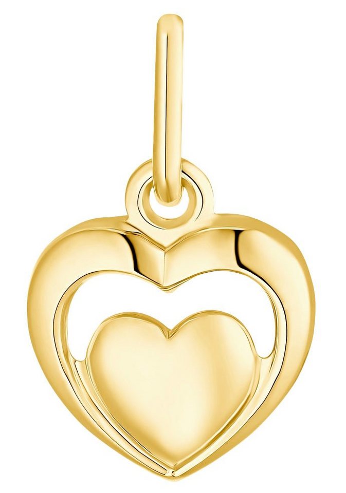 Amor Kettenanhänger Golden Heart, 2013373, Made in Germany