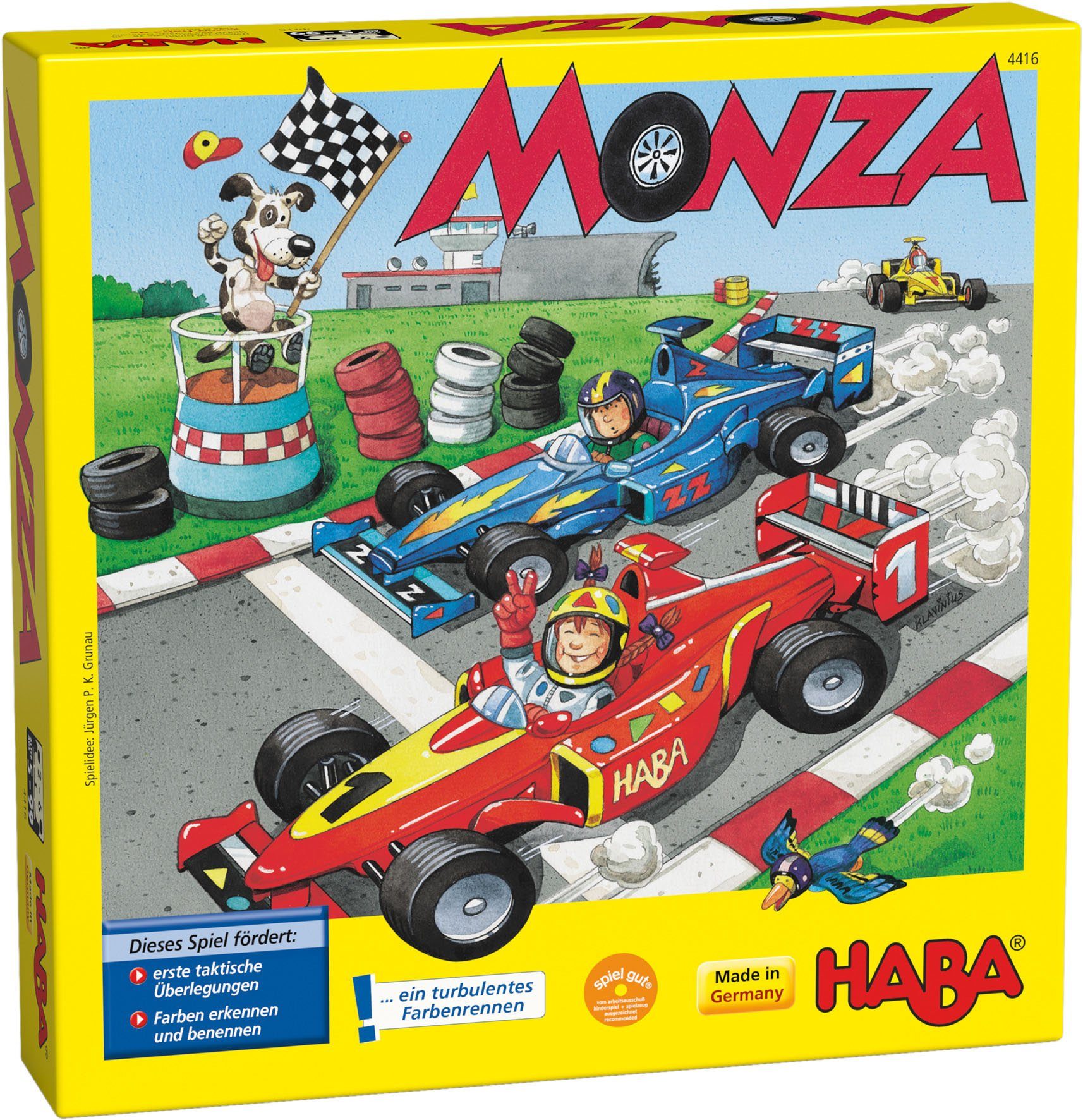 Haba Spiel, Würfelspiel Holzspielzeug, Monza, Made in Germany