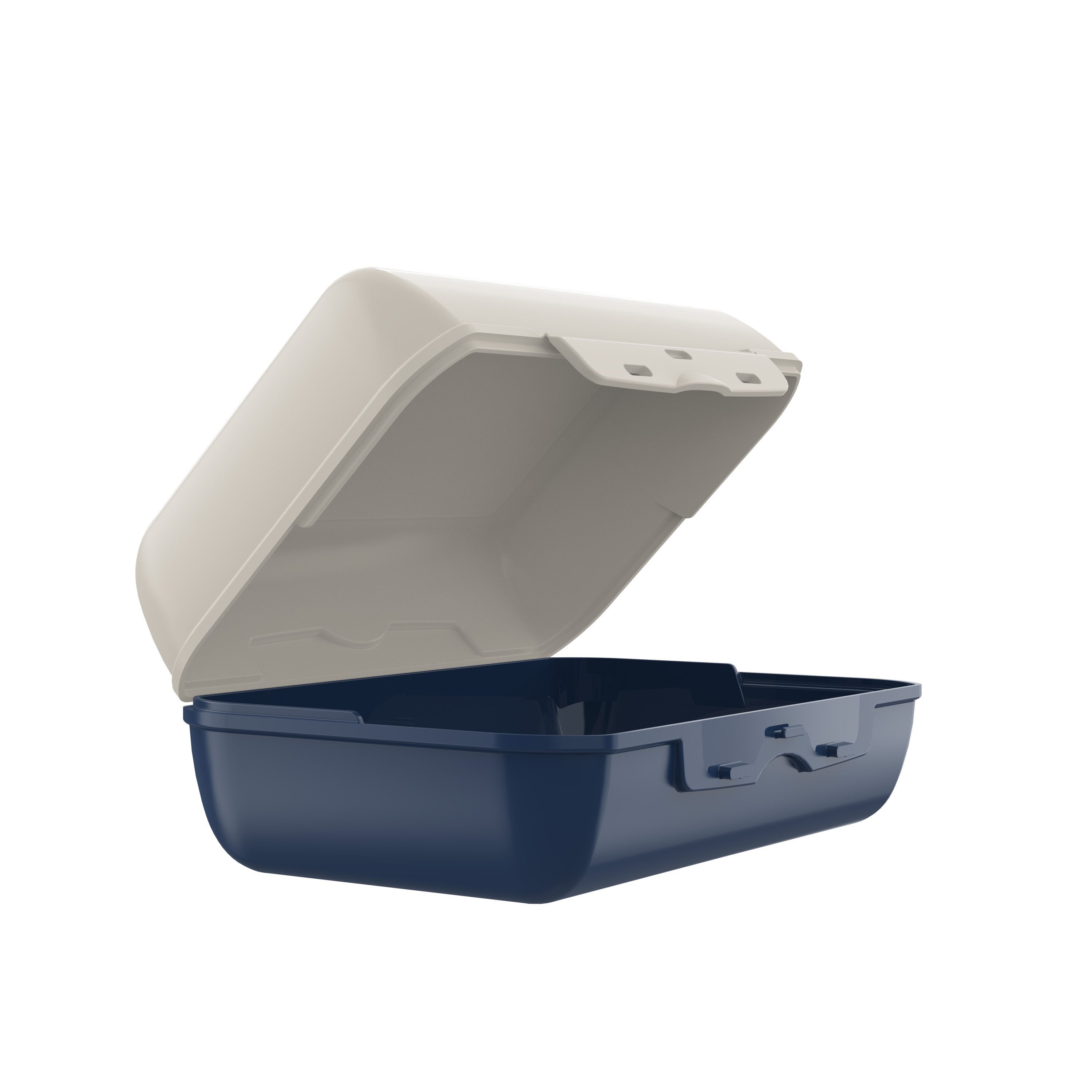 Emsa Lunchbox Variabolo, Polyprophylen (PP), (Set, 6-tlg), platzsparend, verschiedene Farbkombinationen, spülmaschinenfest