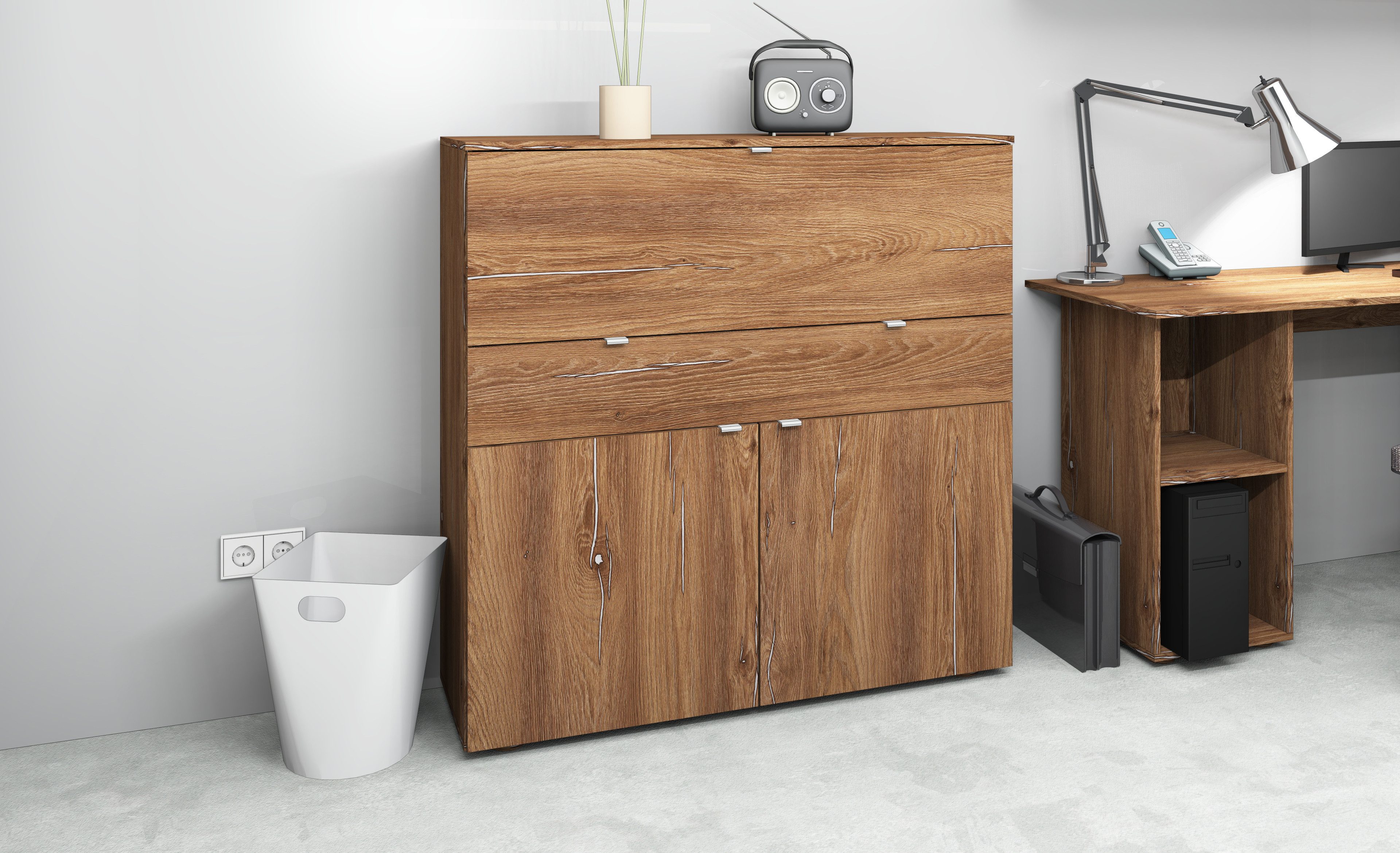 borchardt Möbel Sekretär Dolly, platzsparend, Home-Office-Schreibtisch, Bre günstig online kaufen