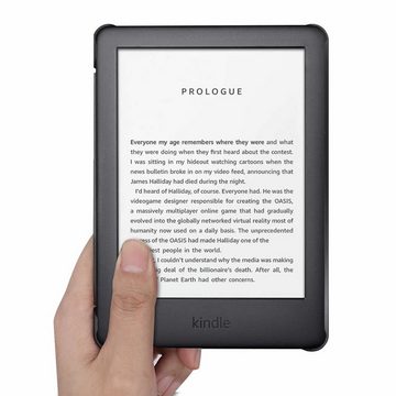 Lobwerk E-Reader-Hülle Schutzhülle für Amazon Kindle 2019 (10. Generation) 6 Zoll, Wake & Sleep Funktion, Sturzdämpfung, Aufstellfunktion