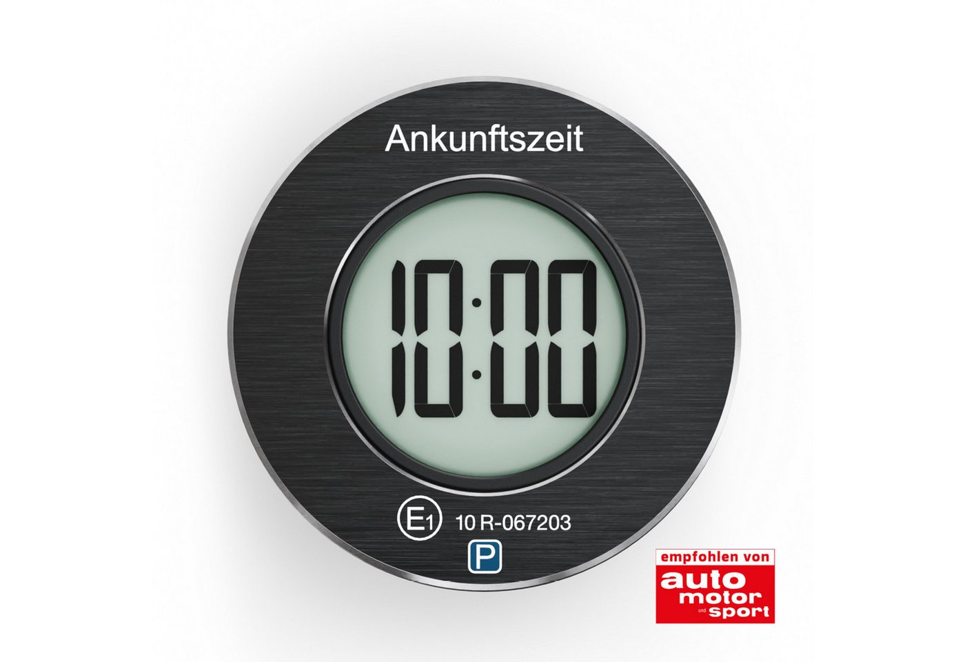 NeedIt elektronische Parkscheibe ParkOne, Automatische Parkzeiterfassung, Magnetische Halterung