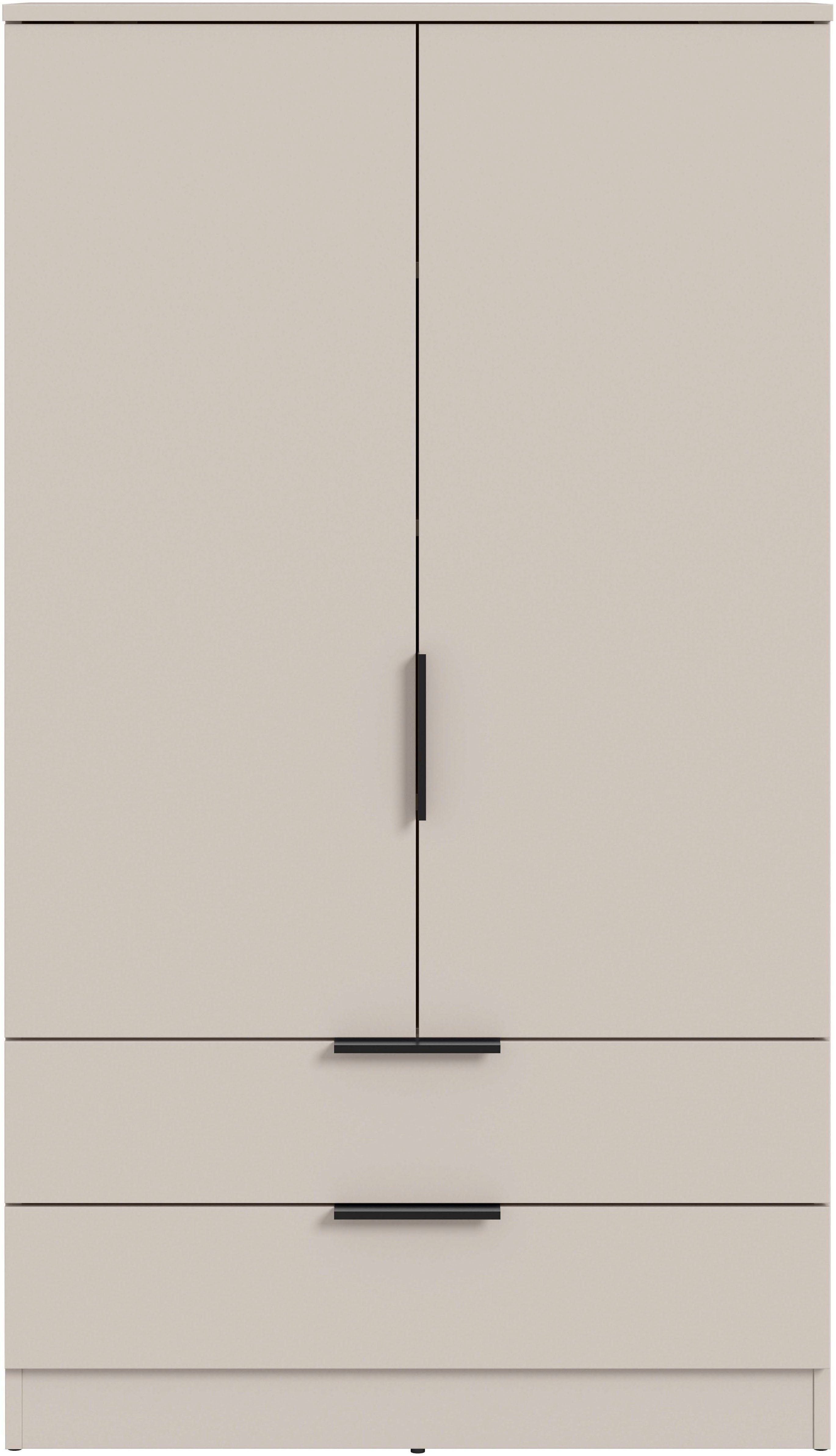 Home affaire Wäscheschrank SKARDE, Kleiderschrank, Schlafzimmerschrank, Schrank (1-St., Höhe: 140 cm, 2 Türen, 2 Schubladen, 1 Kleiderstange) OTTO BESTSELLER, Garderobe, Universalschrank, Flurschrank, Schrank