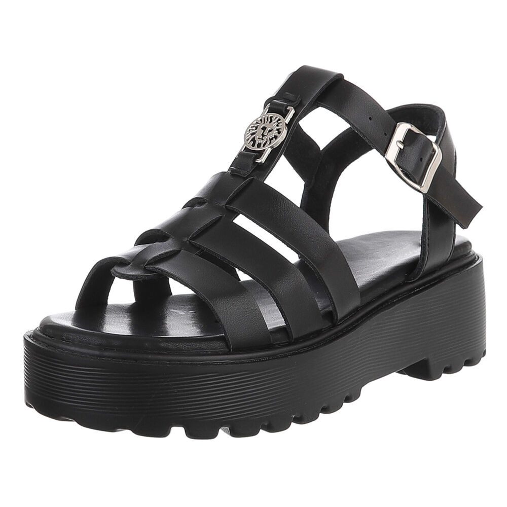 Ital-Design Moderne Sandalen für lässige Sommeranlässe Plateausandaletten ( günstig online kaufen