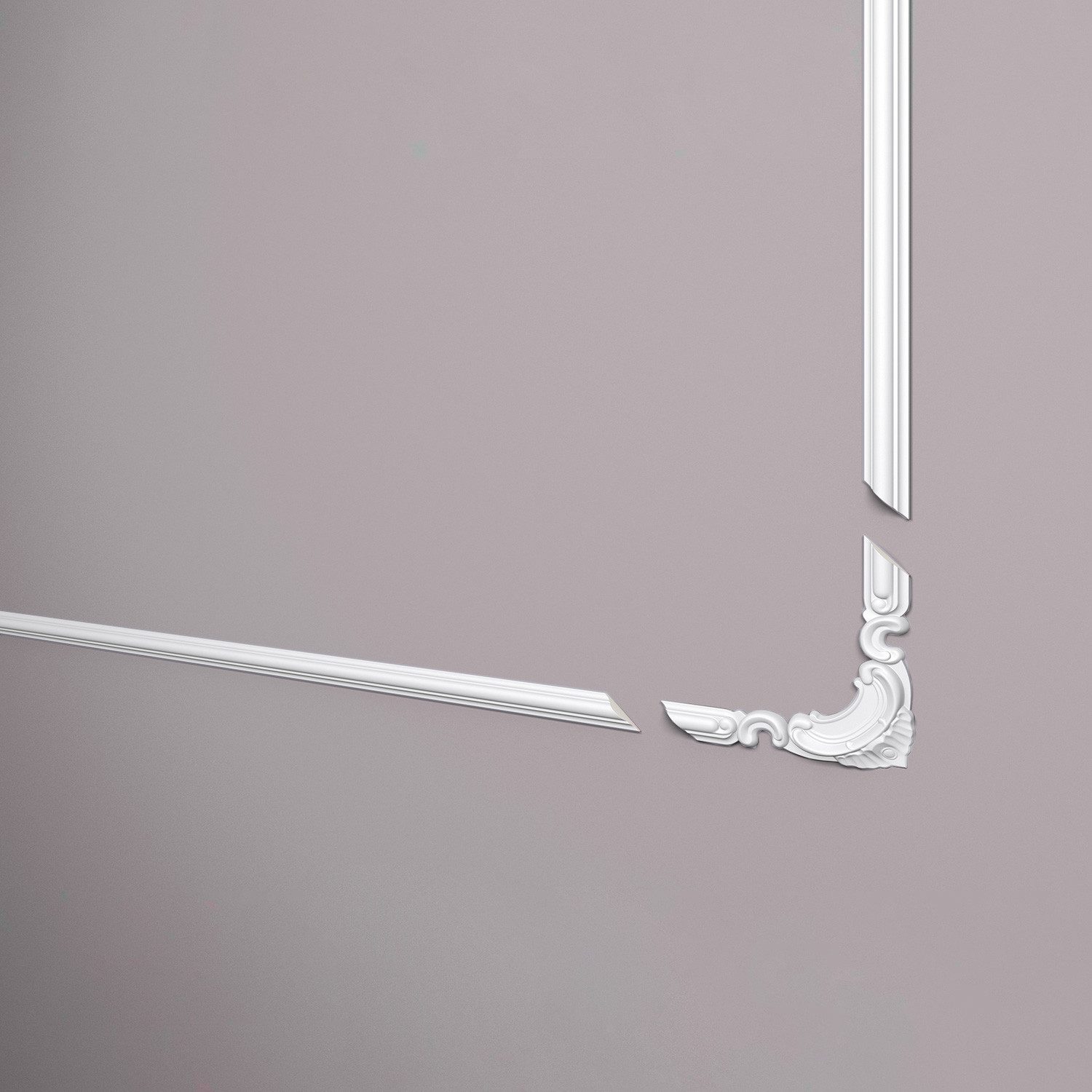 NOËL & MARQUET by nmc Eckprofil NMC Z101 ARSTYL Eckelement-Set 4 St. Zierelement (Eckelement-Set, 1-St., Zierelement), Eckelement-Set