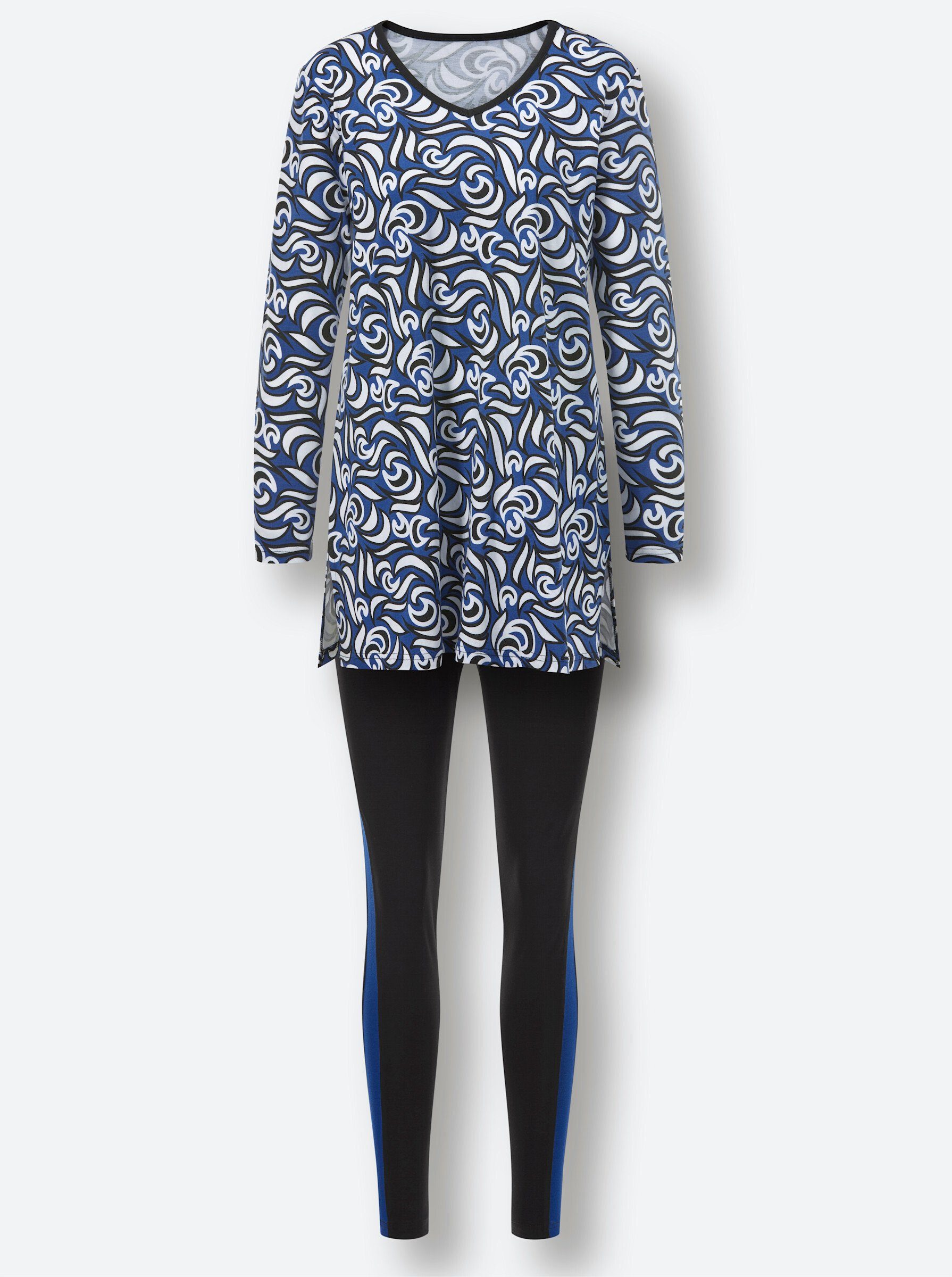 Witt Schlafanzug Schlafanzug Langarm