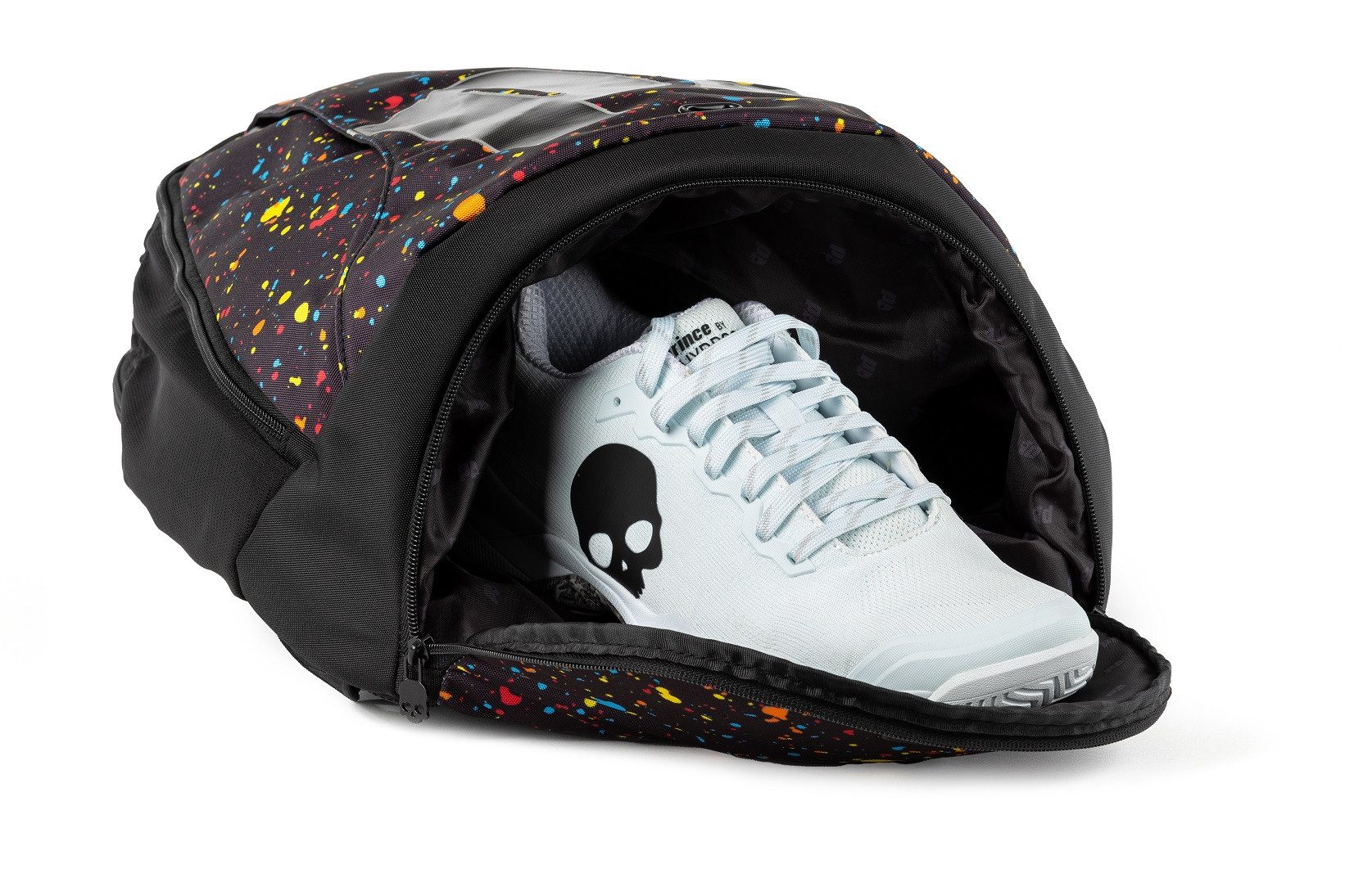 Prince Tennisrucksack by Hydrogen Spark (Haupt-, Schläger- und Schuhfach) schwarz