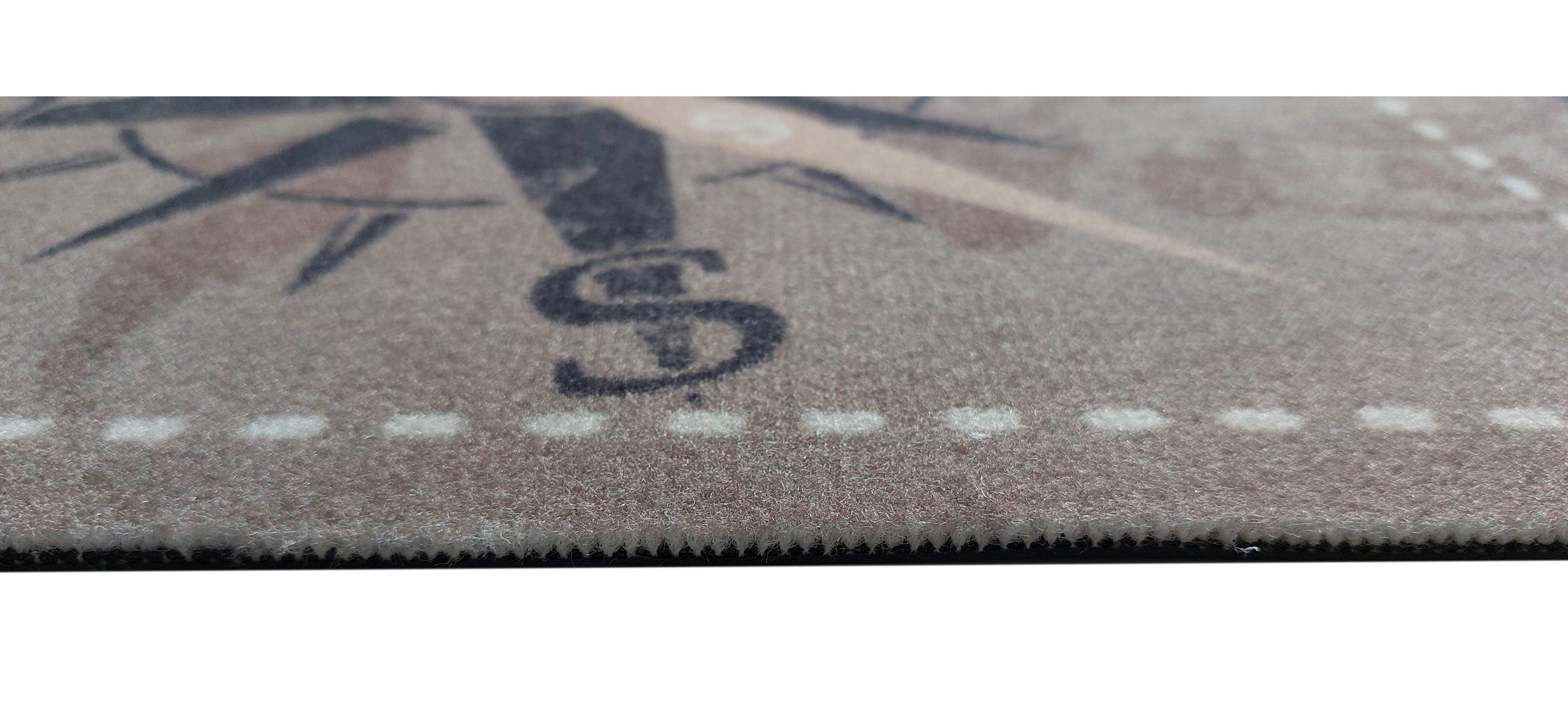 oKu-Tex Fußmatte Deco-Style Entrance Türvorleger, bedruckt, Home Sweet Home, Kompass, Fußmatte für innen, mit Spruch, verschiedene Motive, rutschfest