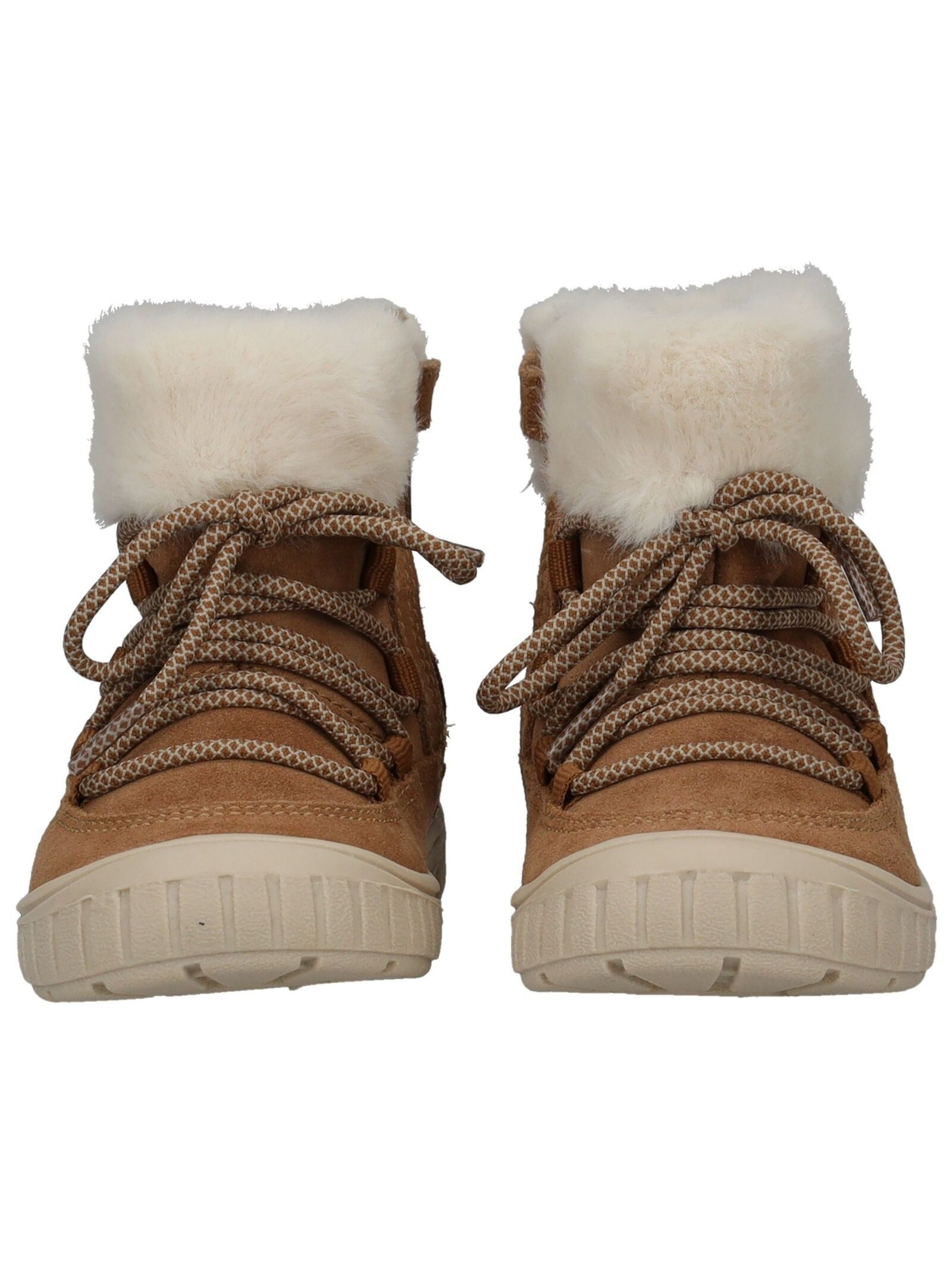 Geox Stiefelette Leder/Textil . Schnürstiefelette
