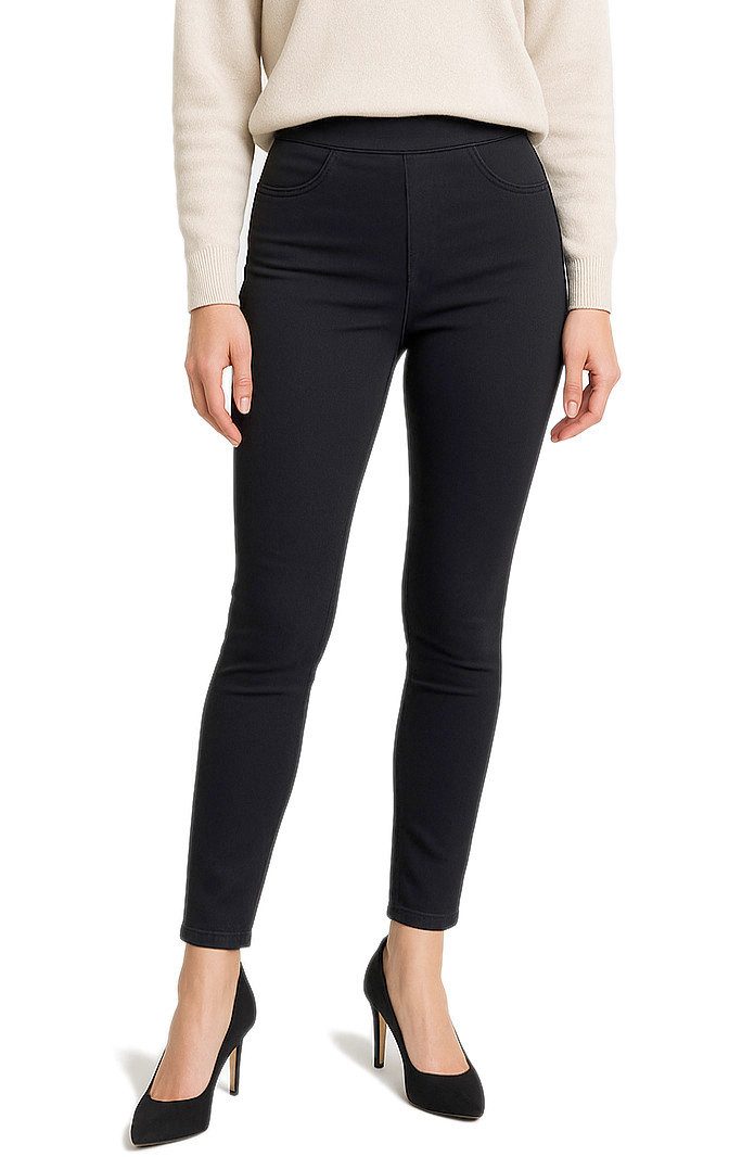 dy_mode Stoffhose Middle-Waist Röhrenhose für Damen günstig online kaufen