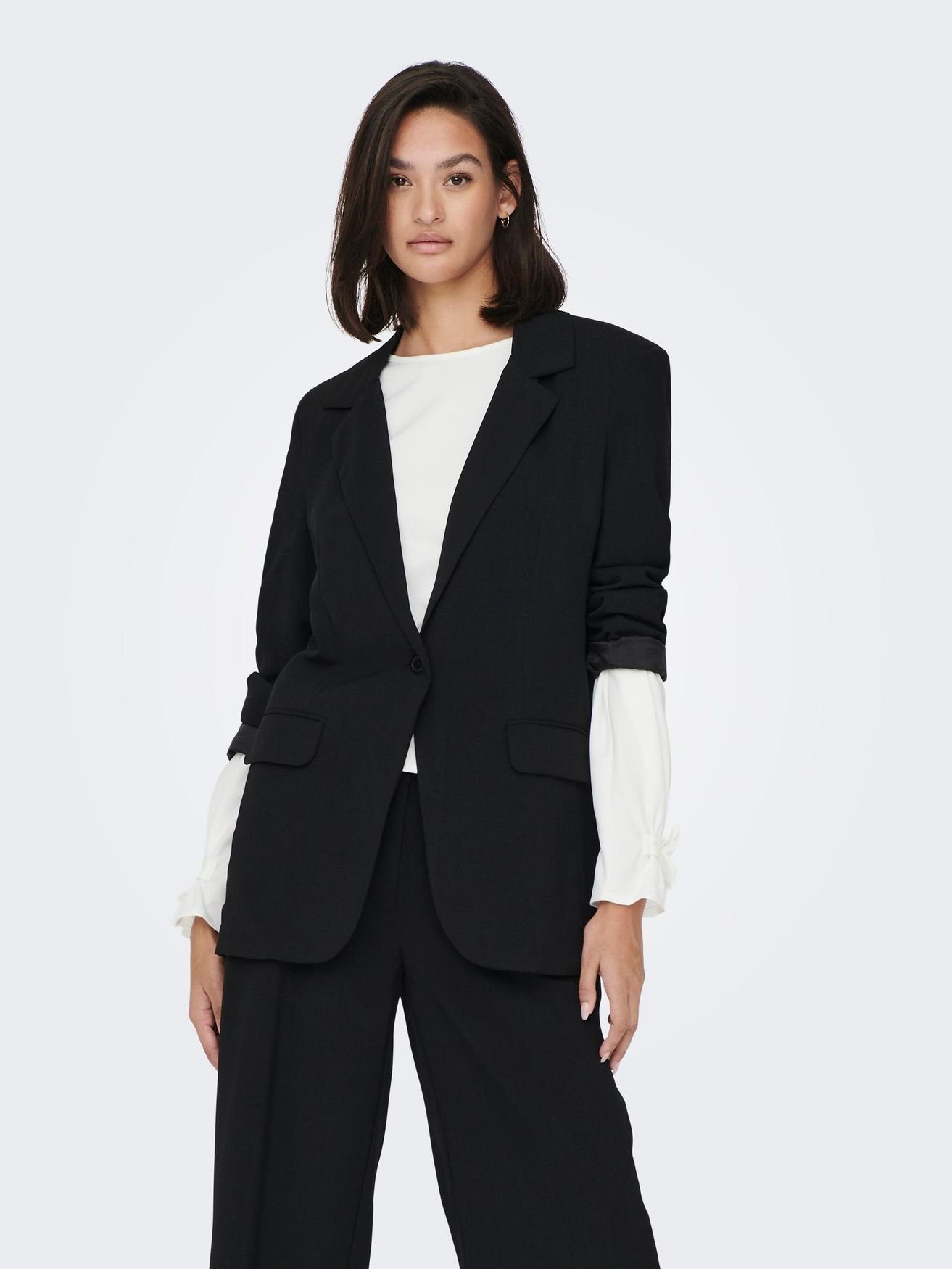 JACQUELINE de YONG Курткиblazer Eleganter Blazer Basic Cardigan Business Jacke JDYVINCENT (regular fit) 4773 in Schwarz