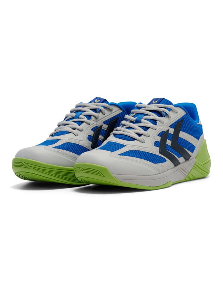 hummel Hallen-Indoorschuhe Algiz V 2024 blau/grau Herren Badmintonschuh