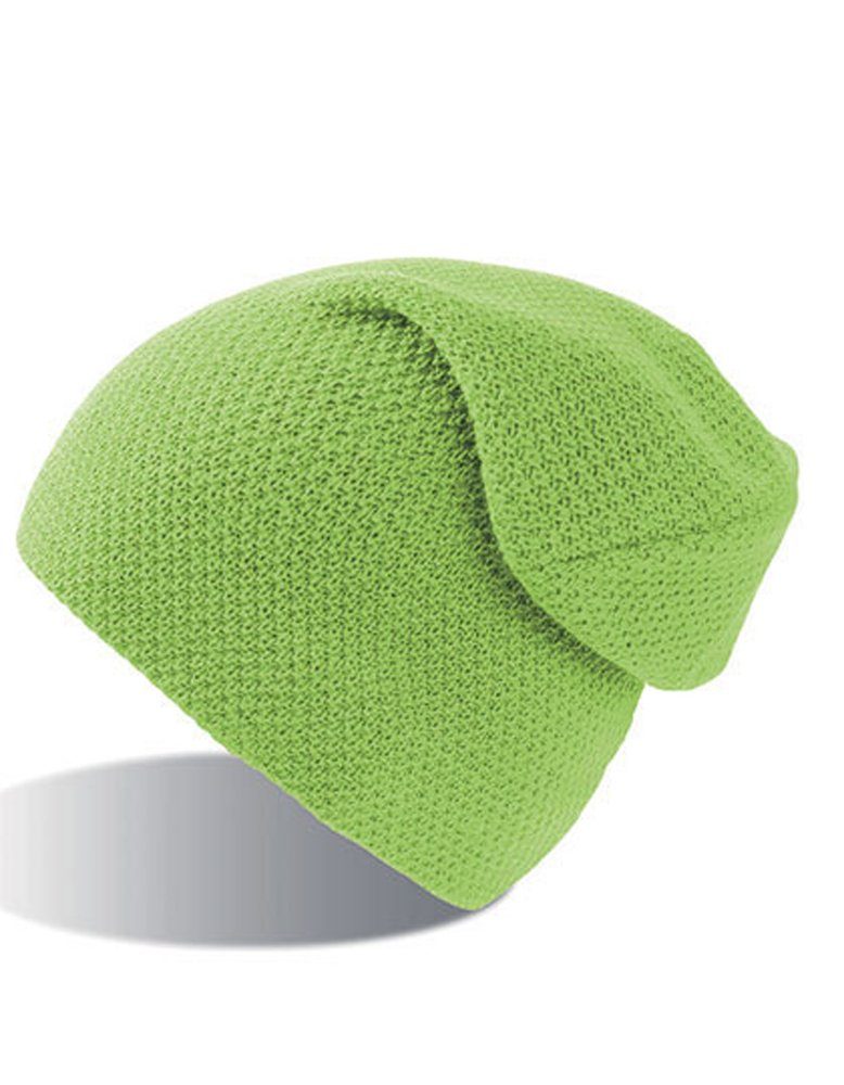 Beanie Snobby Fluo Übergroßes Beanie Goodman Doppellagig Hat Green Design