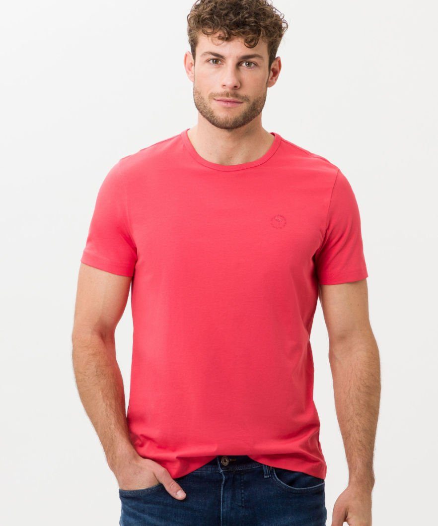 Brax T-Shirt Style TONY, Besteht aus reiner, hochwertiger Baumwolle