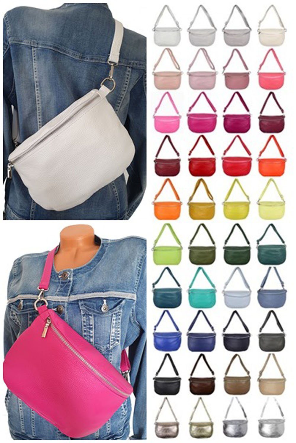 Sa-Lucca Bauchtasche Bauchtasche Umhängetasche Cross Body günstig online kaufen