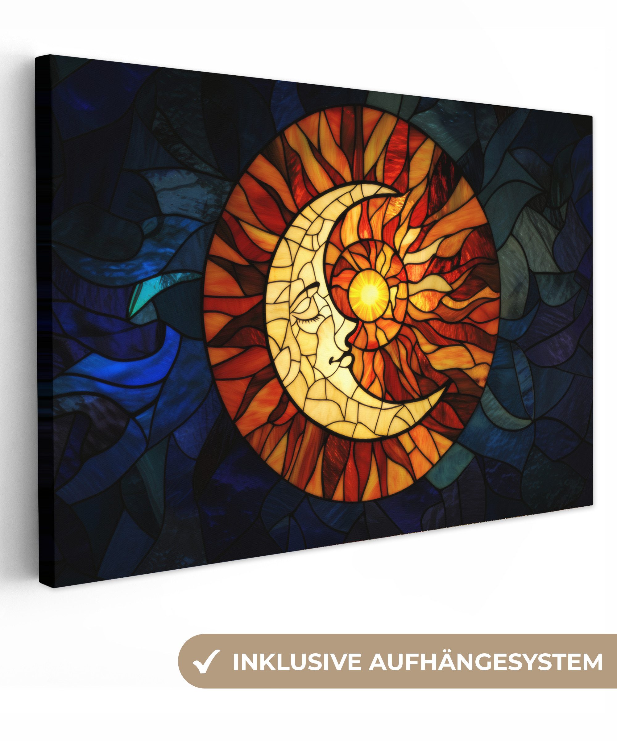 OneMillionCanvasses® Leinwandbild Mosaik - Glas - günstig online kaufen