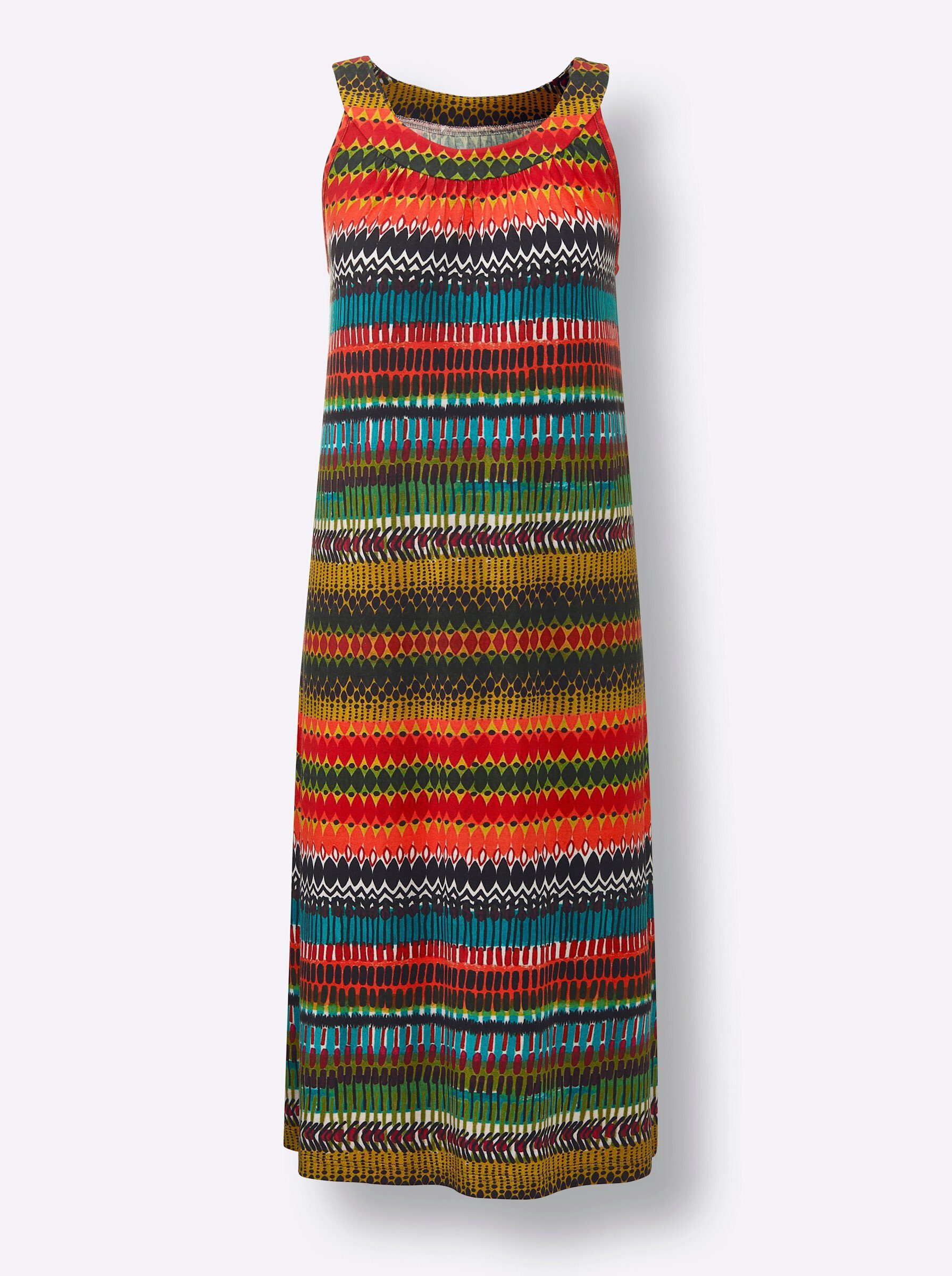 Ascafa Strandkleid Sommerkleid Ärmellos