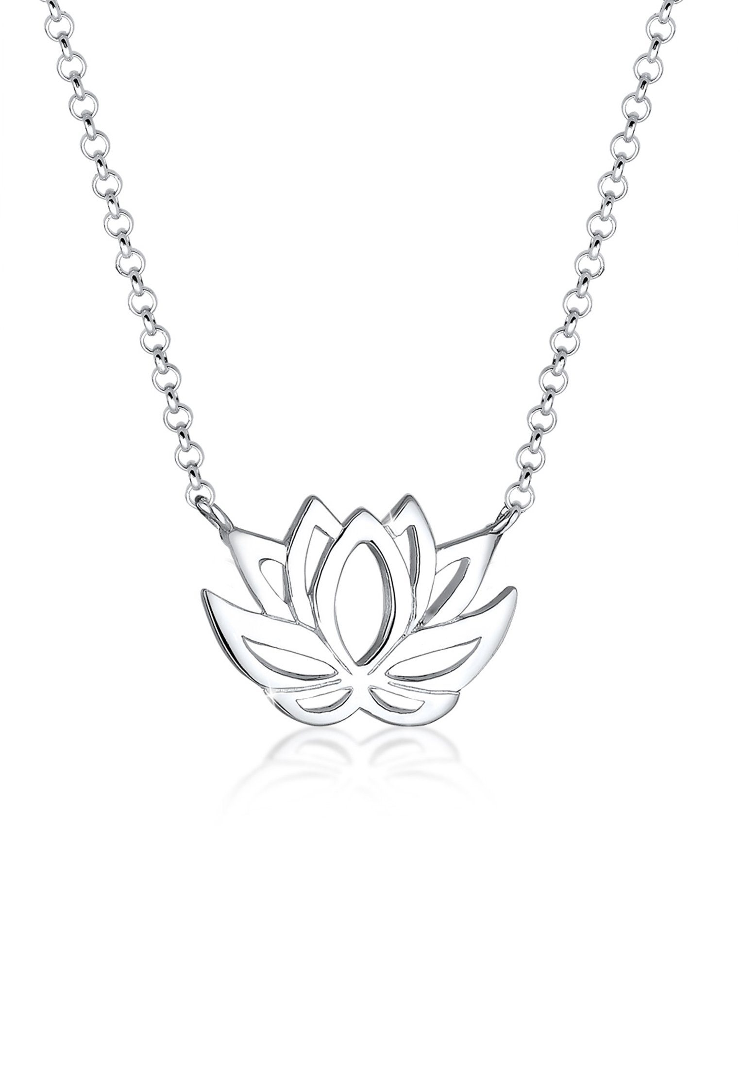 Elli Kette mit Anhänger mit Lotusblume günstig online kaufen