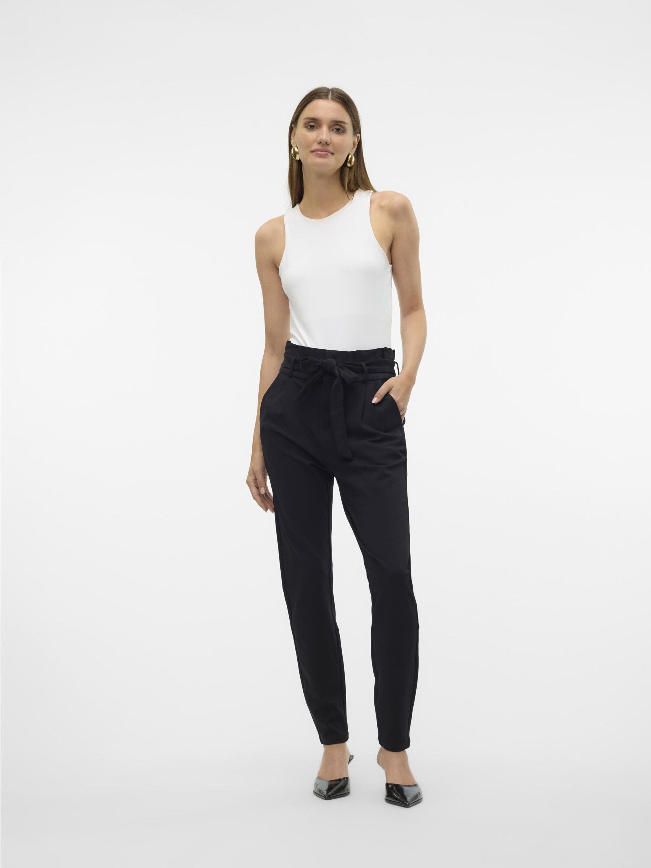 Vero Moda Bundfaltenhose Eva (1-tlg) Falten – Bild 4 von 5