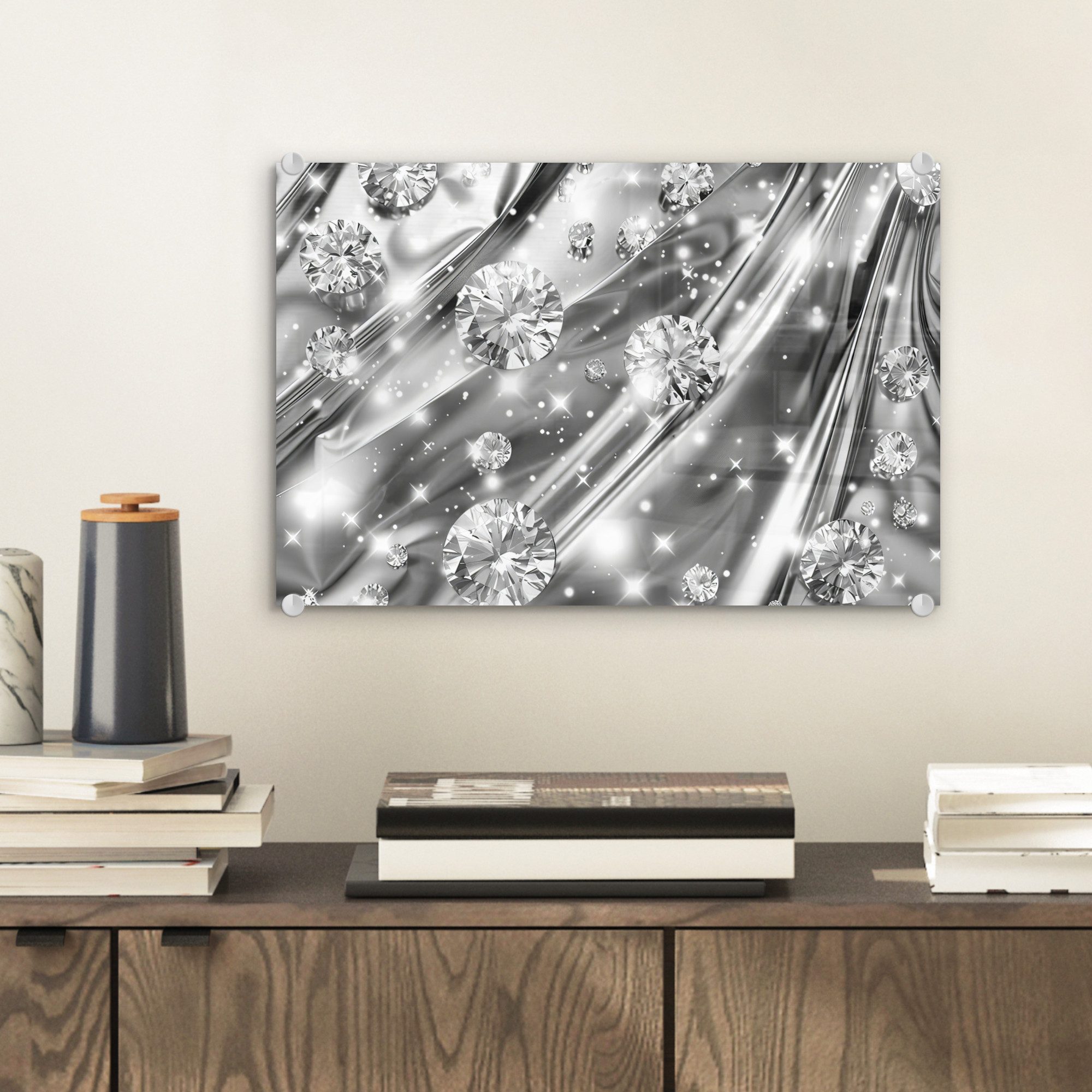 MuchoWow Acrylglasbild Abstrakt - Diamant - günstig online kaufen