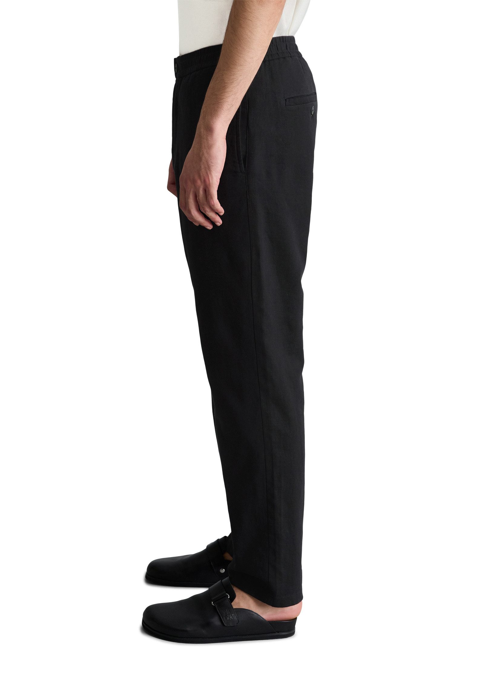 Marc O'Polo DENIM Chinohose aus Bio-Baumwolle und Leinen