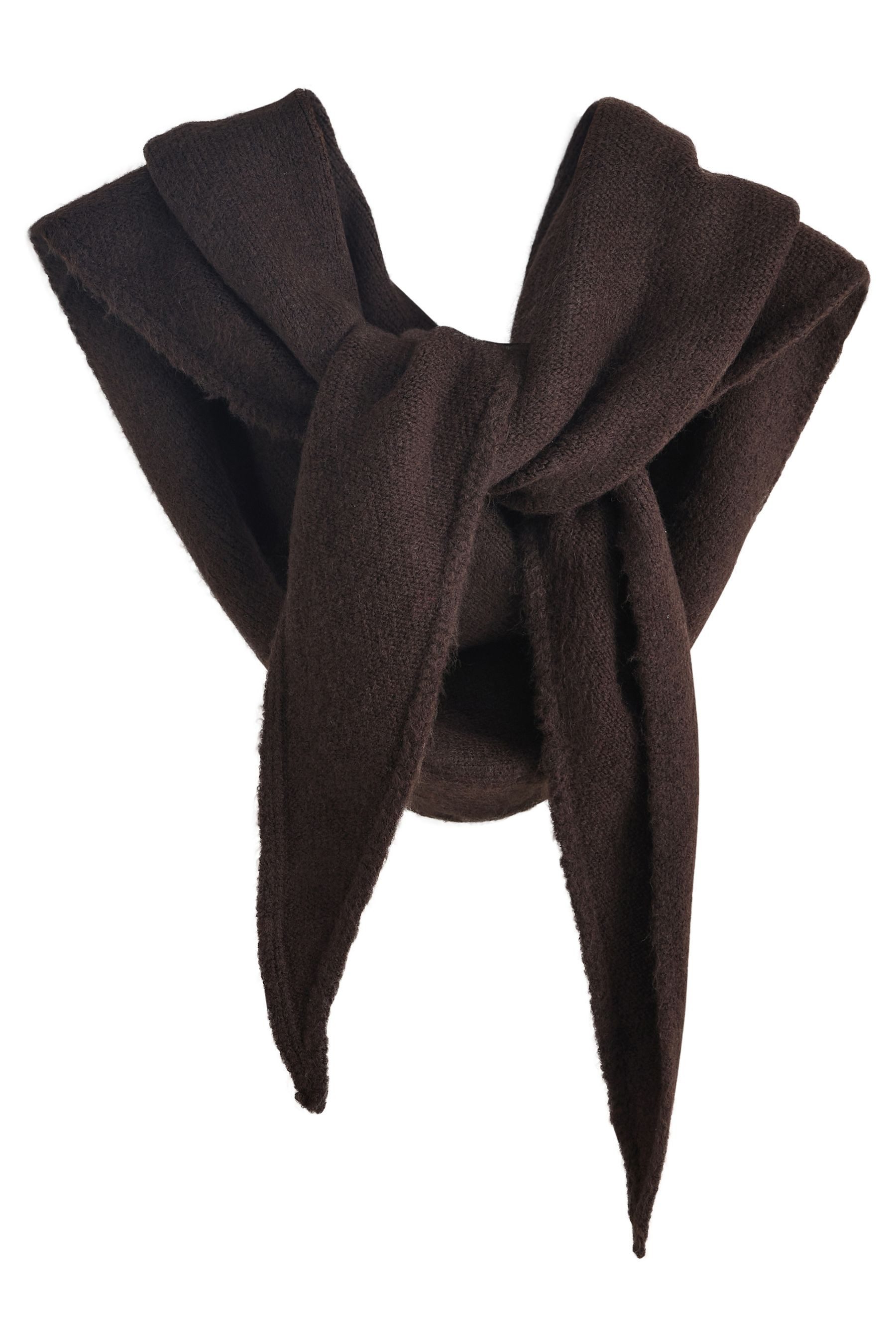 Next Schal Mittelschwerer, dreieckiger Strickschal, (1-St)