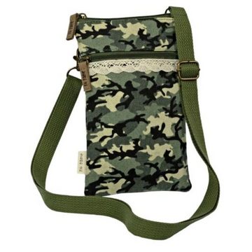 Beauty Thinxx Umhängetasche MINI CROSSBAG Handytasche "Camo (1-tlg), Die Handytasche ist ideal für einen Ausflug in die City geeignet.