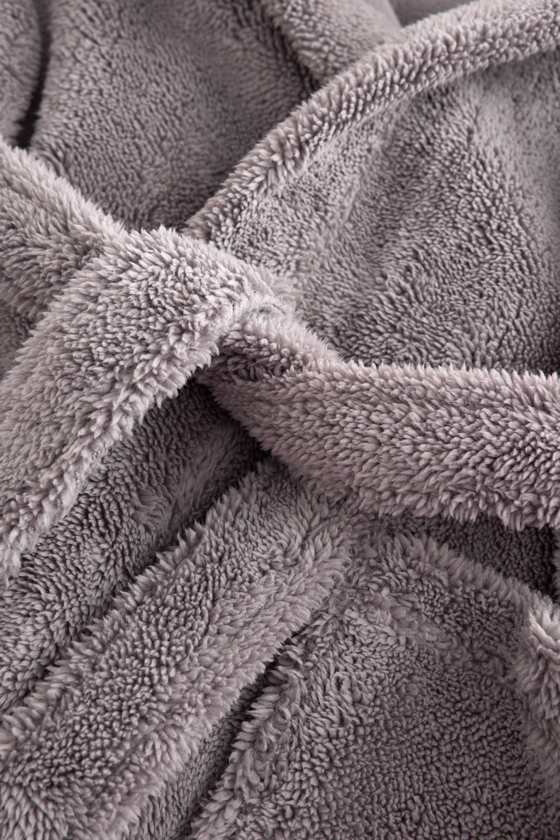 Next Kinderbademantel Morgenmantel aus Fleece, Polyester (recycelt), Polyester
