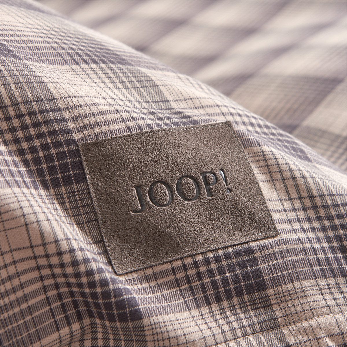 JOOP! Bettwäsche Soft Checks, Flanell, 2 teilig