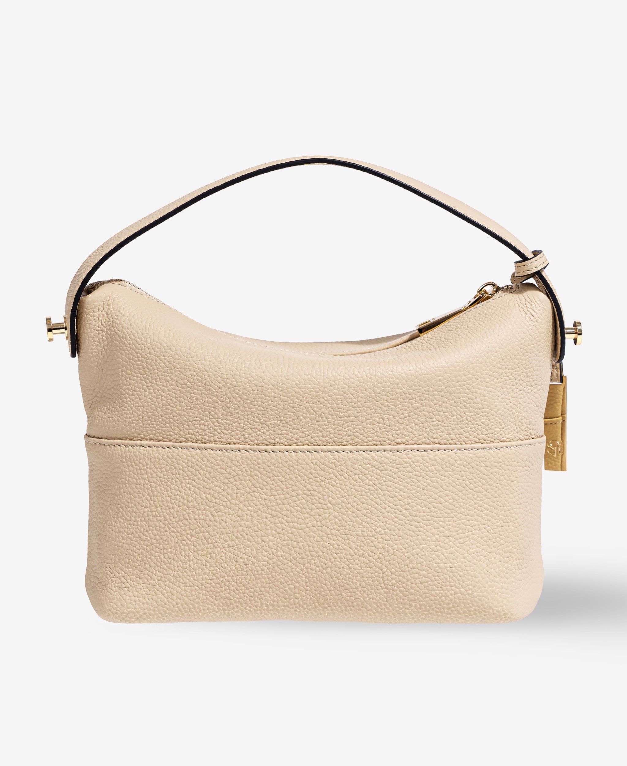 GLAMIRA Umhängetasche GoAnywhere Beige Umhängetasche (1-tlg), echt Leder