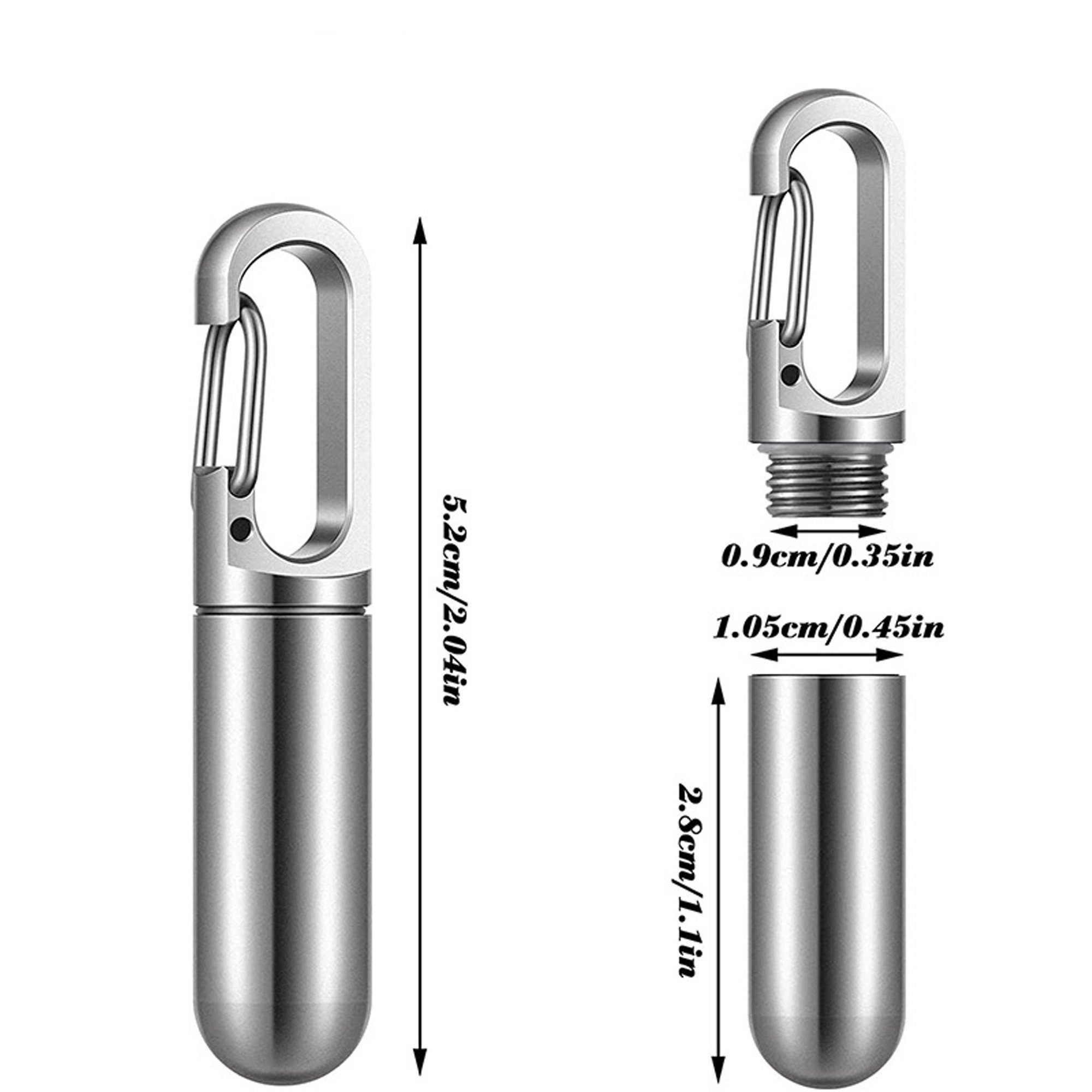 Luckice Pillendose Reise-Medikamentendose Pillendöschen Lebensmittelecht (P günstig online kaufen