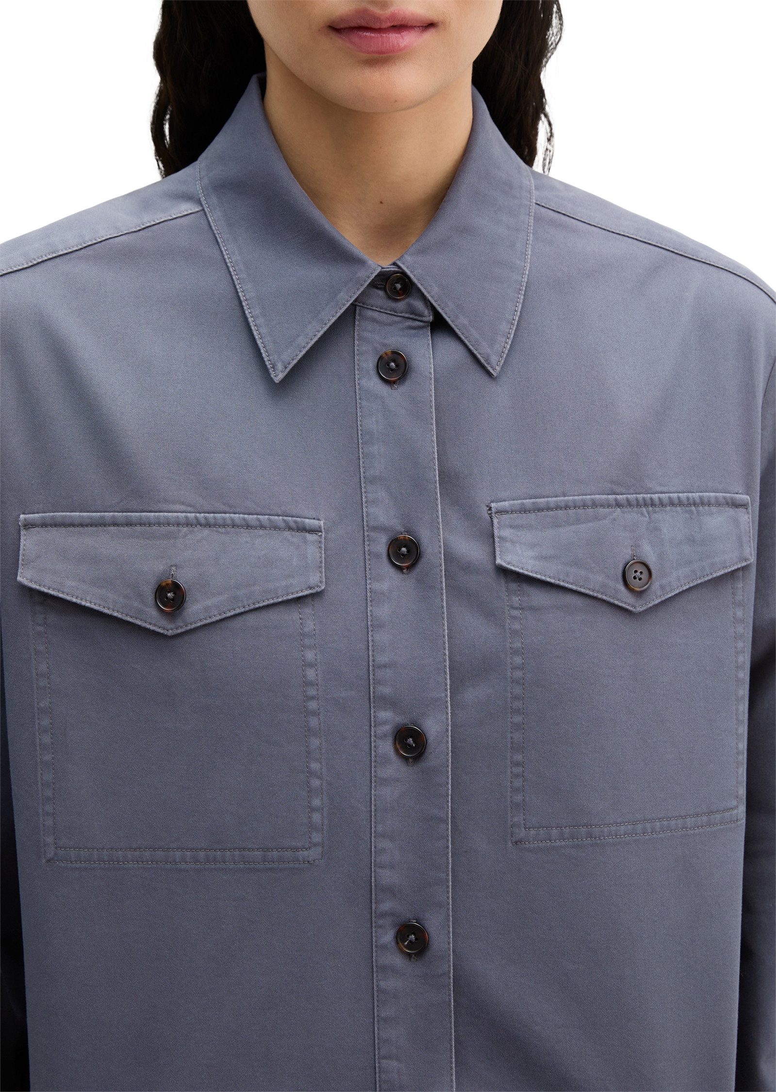 Marc O'Polo Kurzjacke aus Brushed Cotton Twill – Bild 4 von 5