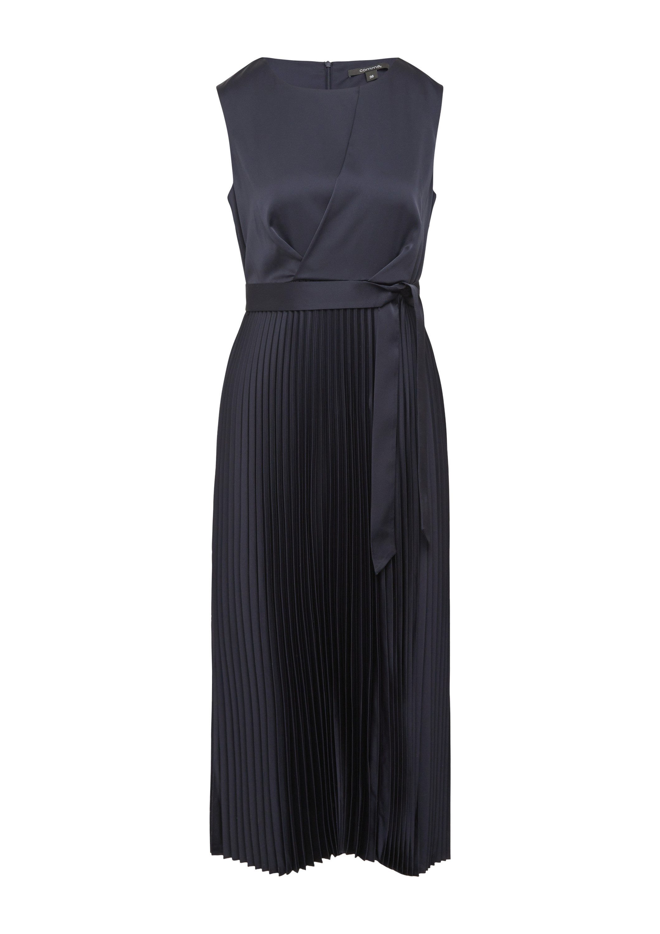 comma Maxikleid Kleid Elegantes Satinkleid mit günstig online kaufen
