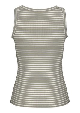 Elbsand Tanktop Isa aus weicher Rippware, sommerliches Top im Streifenlook