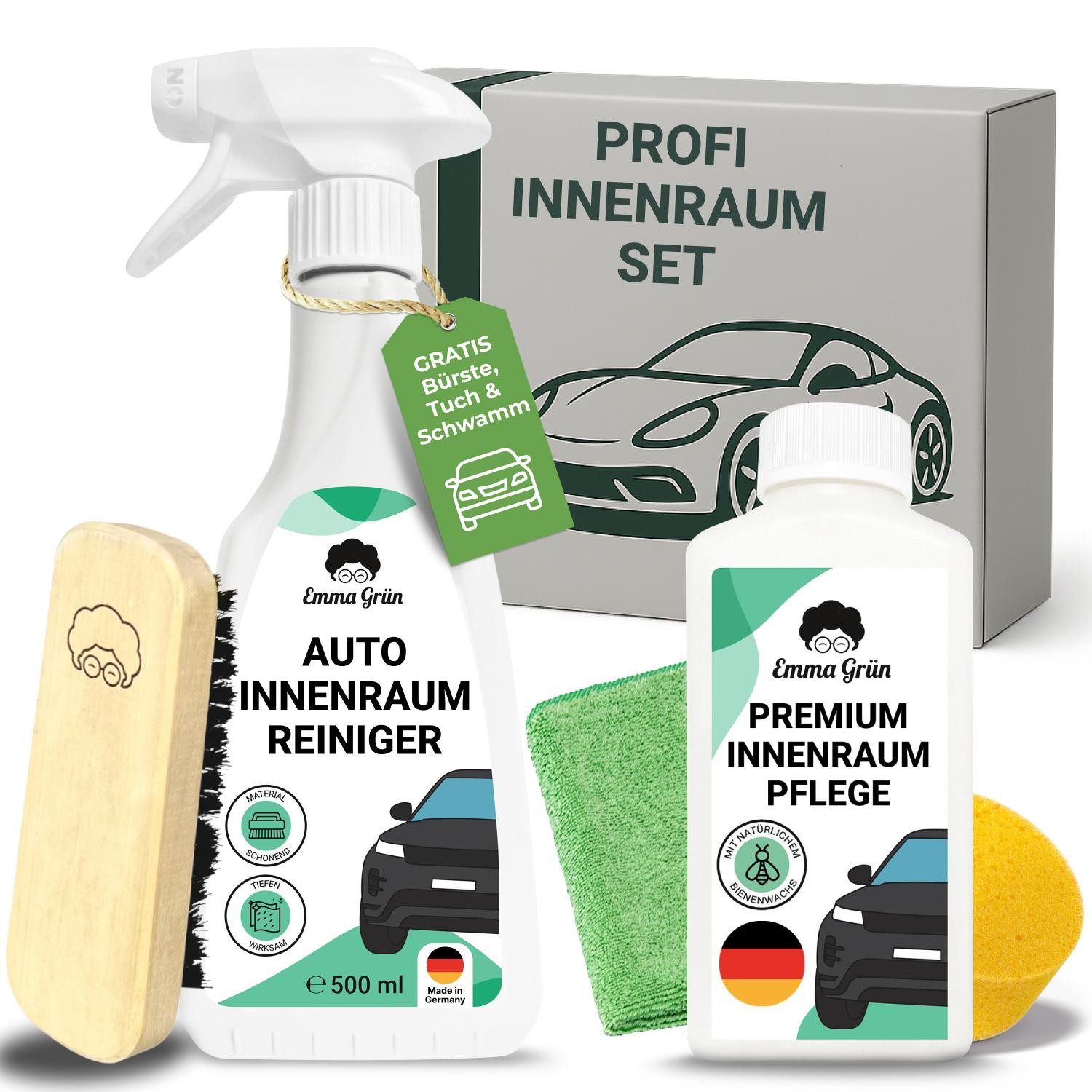 Auto Innenreinigung Set mit Reiniger & Pflege Allzweckreiniger