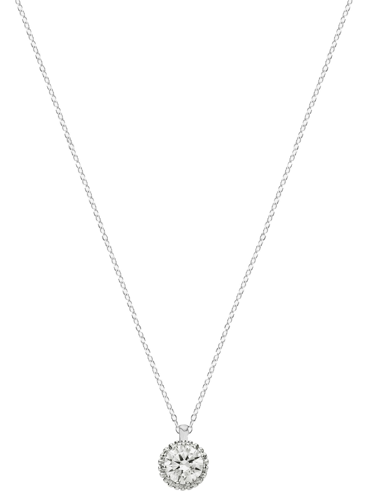 FAVS Silberkette FAVS Damen-Kette 925er Silber 1 Zirkonia günstig online kaufen