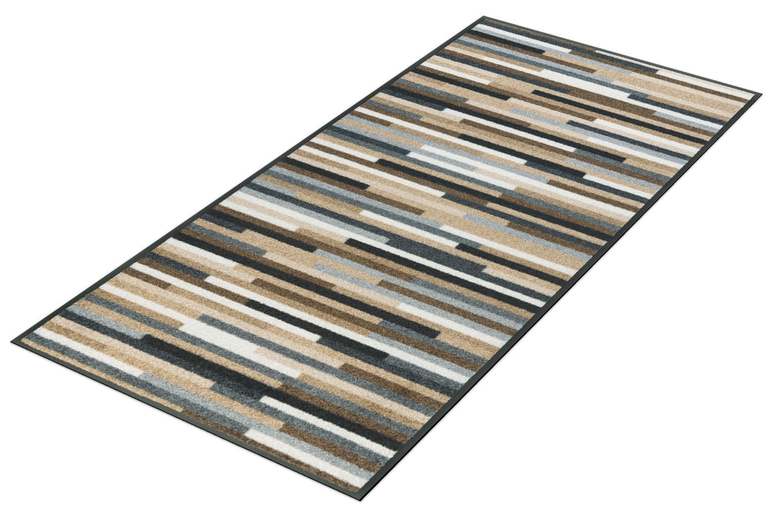 wash+dry by Kleen-Tex Teppich Mikado Stripes, rechteckig, Höhe: 7 mm, modernes Streifen Design, rutschhemmend, waschbar – Bild 3 von 5