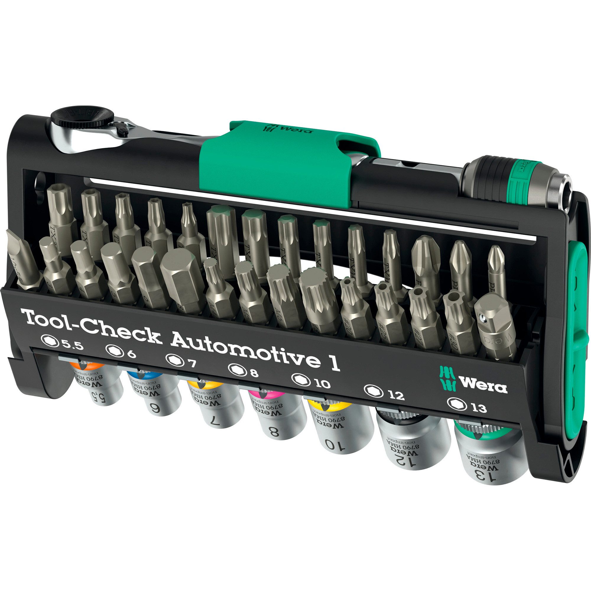 Werkzeugset Wera Tool-Check Automotive 1, Bit-Satz