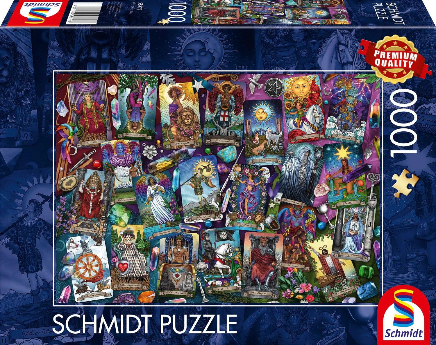 Schmidt Spiele Puzzle Geheimnisvolle Tarotkarten, 1000 Puzzleteile günstig online kaufen