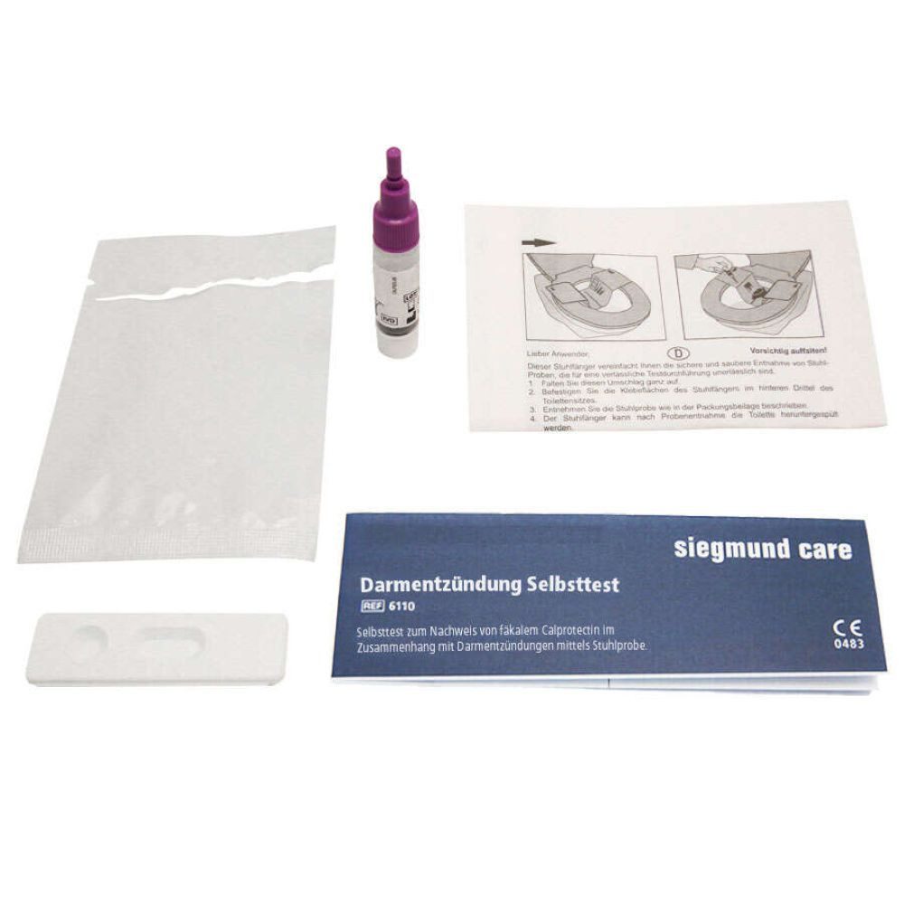 siegmund care Darmparasiten-Test Darmentzündung Selbsttest, 1-tlg., Genauigkeit 95,4 % – Bild 3 von 5