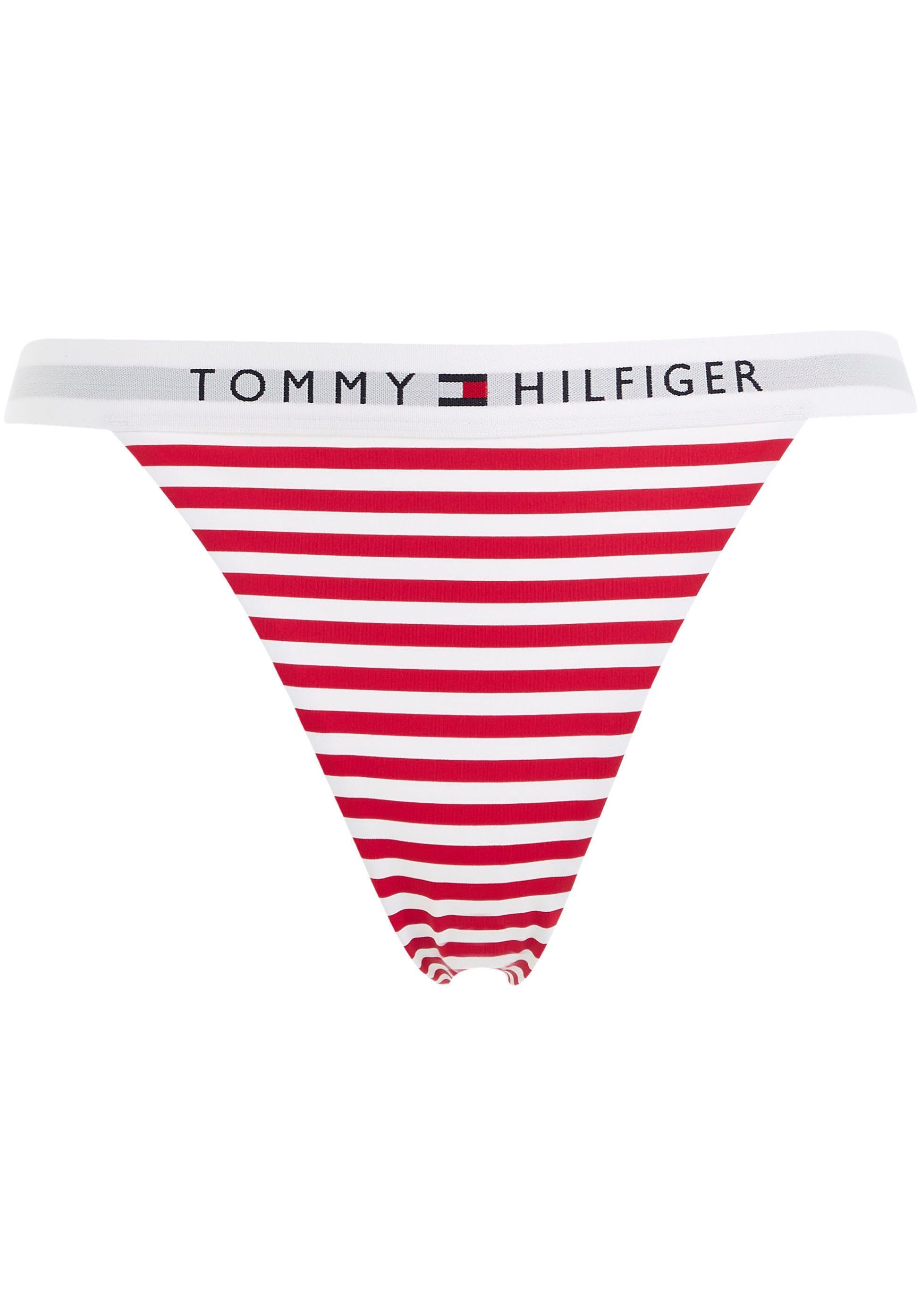 Tommy Hilfiger Swimwear Bikini-Hose WB Tommy mit PRINT TH Hilfiger-Branding BIKINI CHEEKY