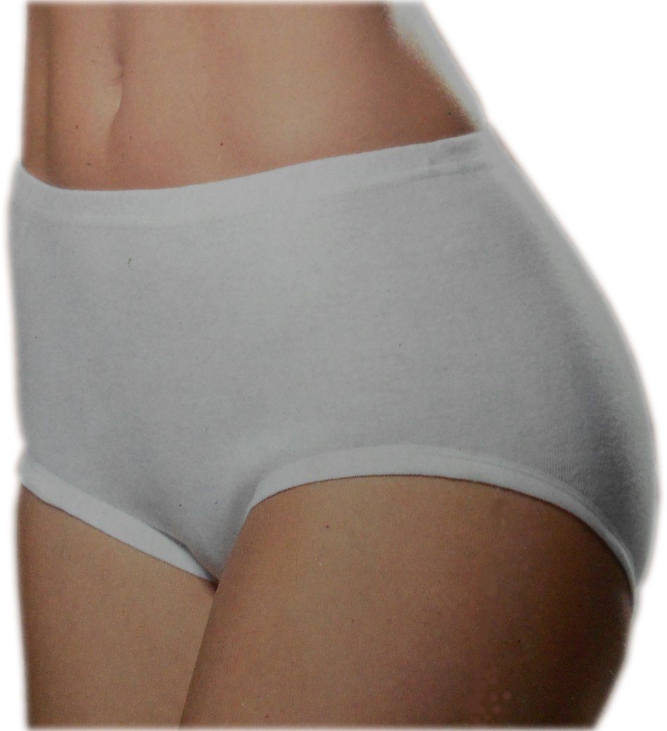 Hüftslip Damen Hüftslip 2er Pack Damenslip Baumwollslip 100% Bio-Baumwolle (2-St)